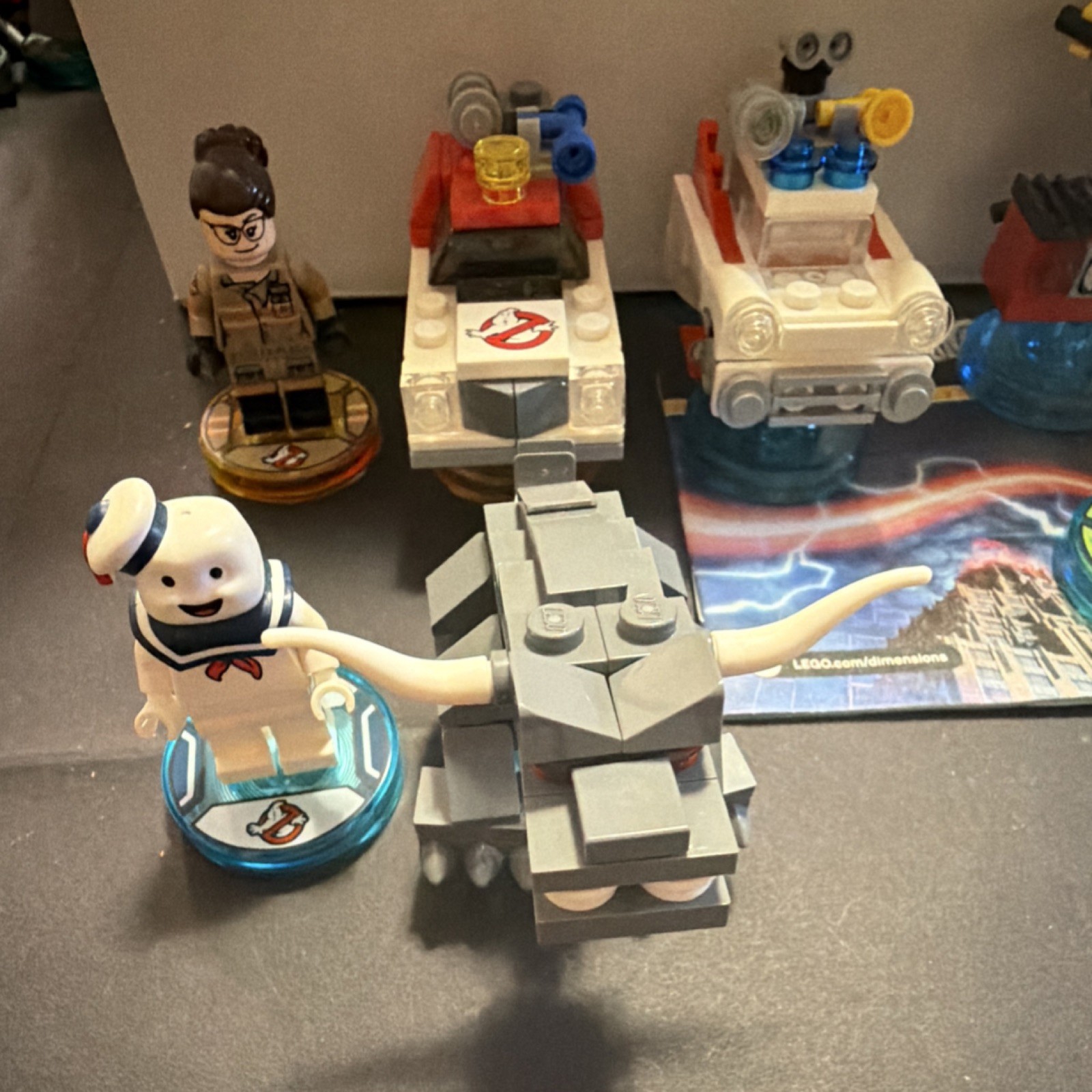 LEGO Dimensions Ghostbusters Stay Puft Slimer Ecto-1 Figure Pack Collection Lot