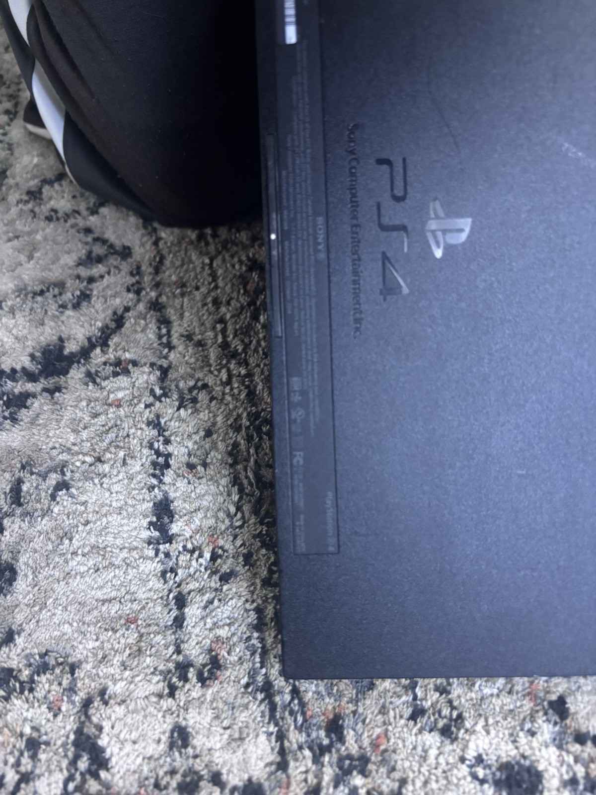 PlayStation 4 PS4 With Purple OEM Controller And Cables. Tested