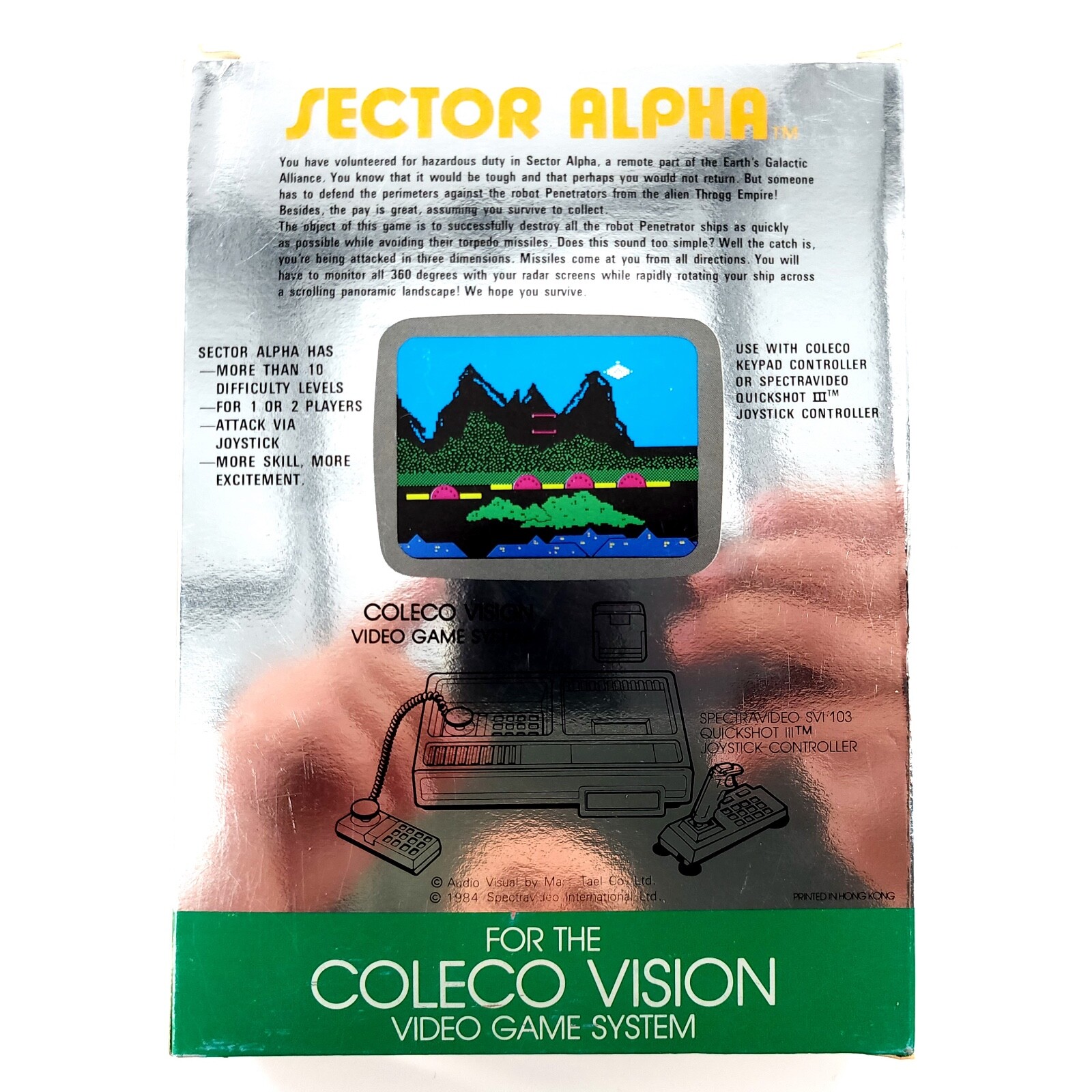 Sector Alpha (ColecoVision) Spectravideo Complete In Box Tested & Works