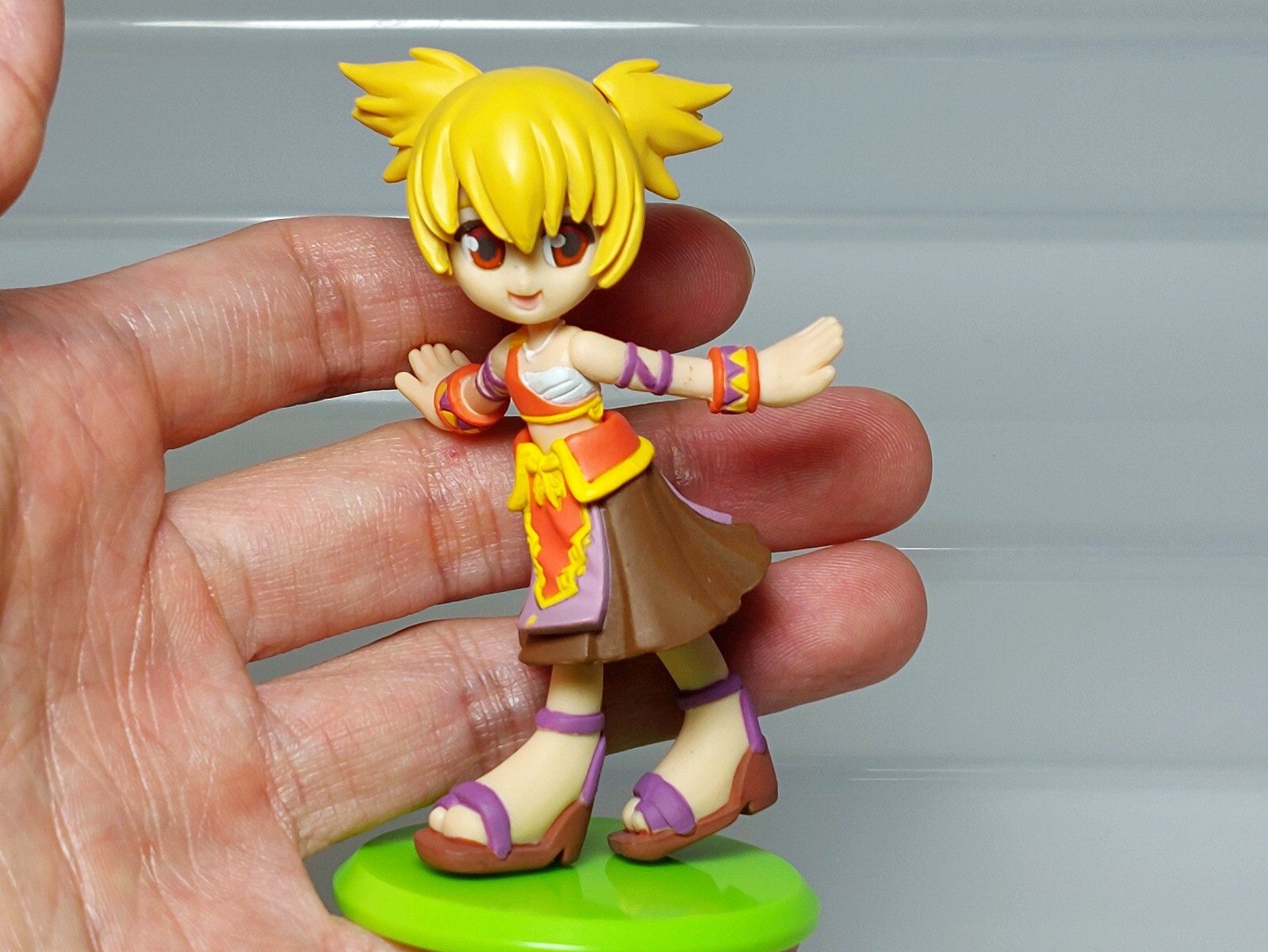 Game Characters Sukatto Golf Pangya Lolo Lola Dolfini Figure MegaHouse R08 3.2in