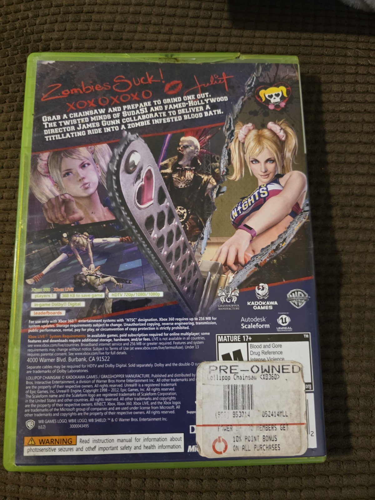 Lollipop Chainsaw – Microsoft Xbox 360 Game