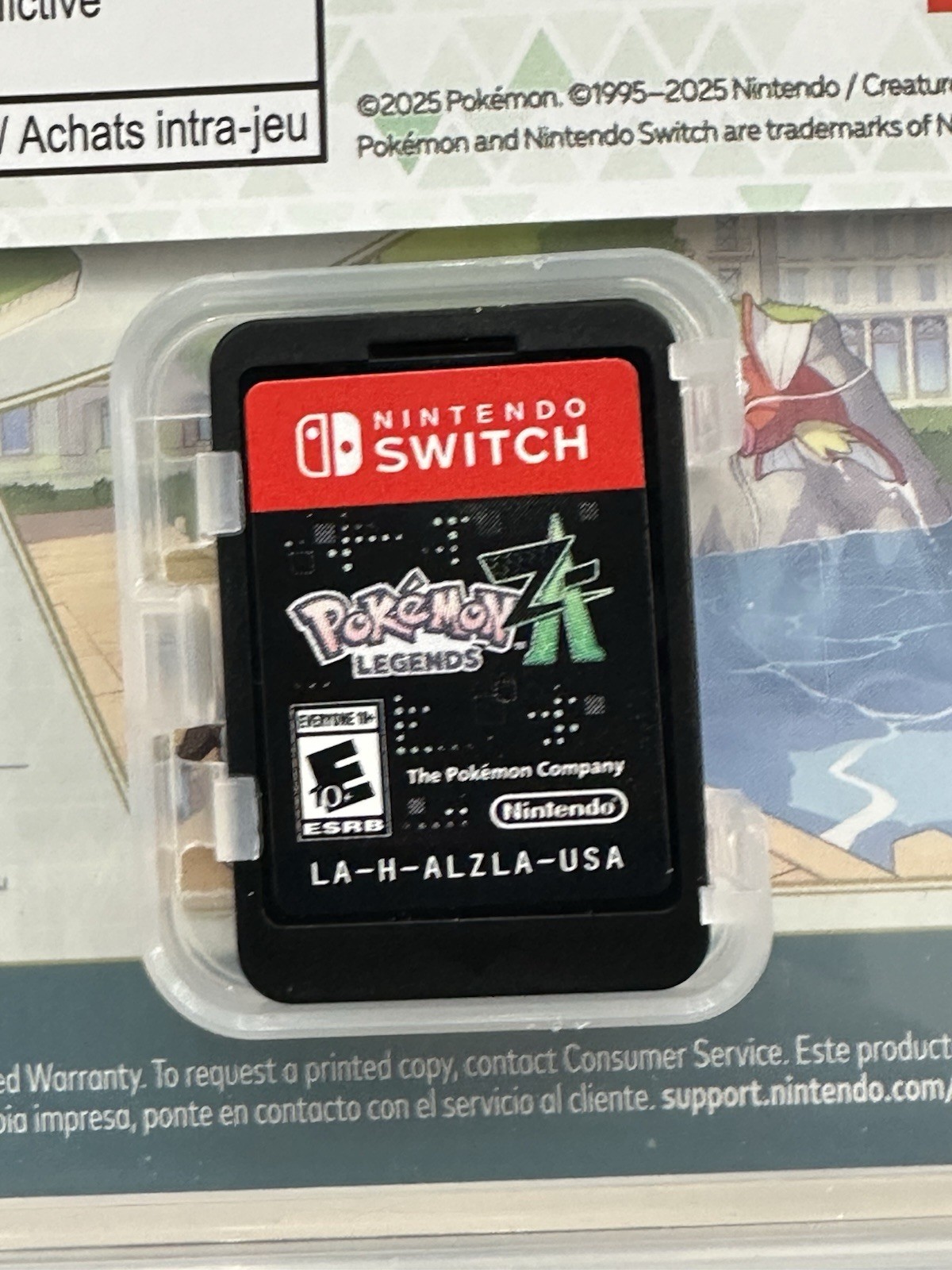 Pokémon Legends ZA Nintendo Switch Game Excellent Condition
