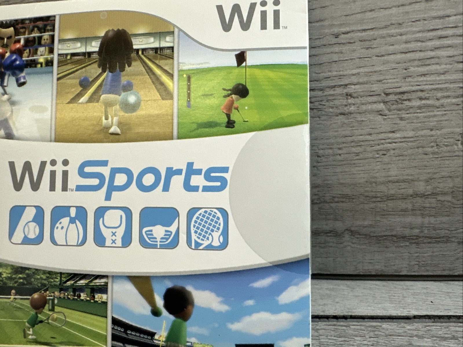 Wii Sports (Nintendo Wii, 2006-2007) New Game Factory Sealed in Cardboard Sleeve
