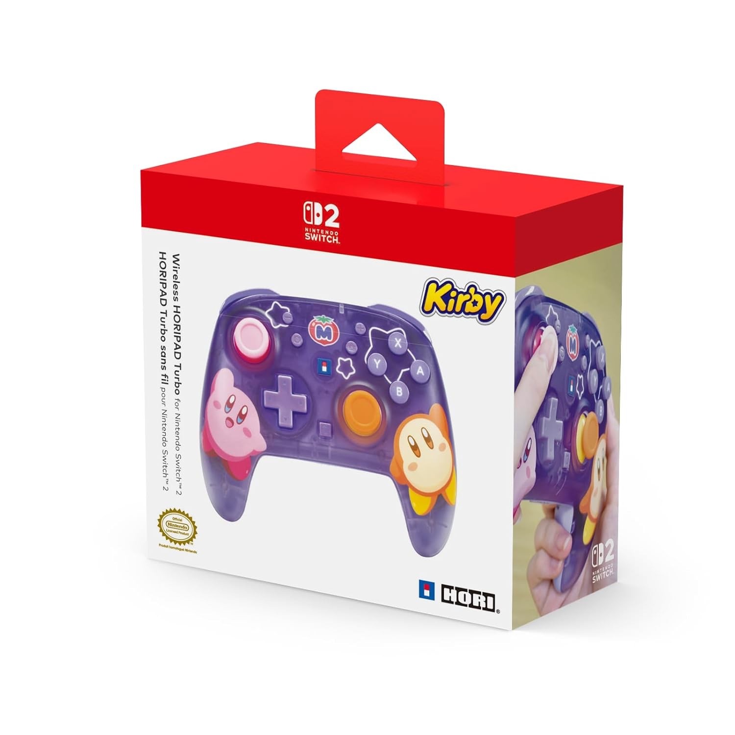 Hori Kirby & Waddle Dee Wireless HORIPAD Turbo for Switch 2 and Switch