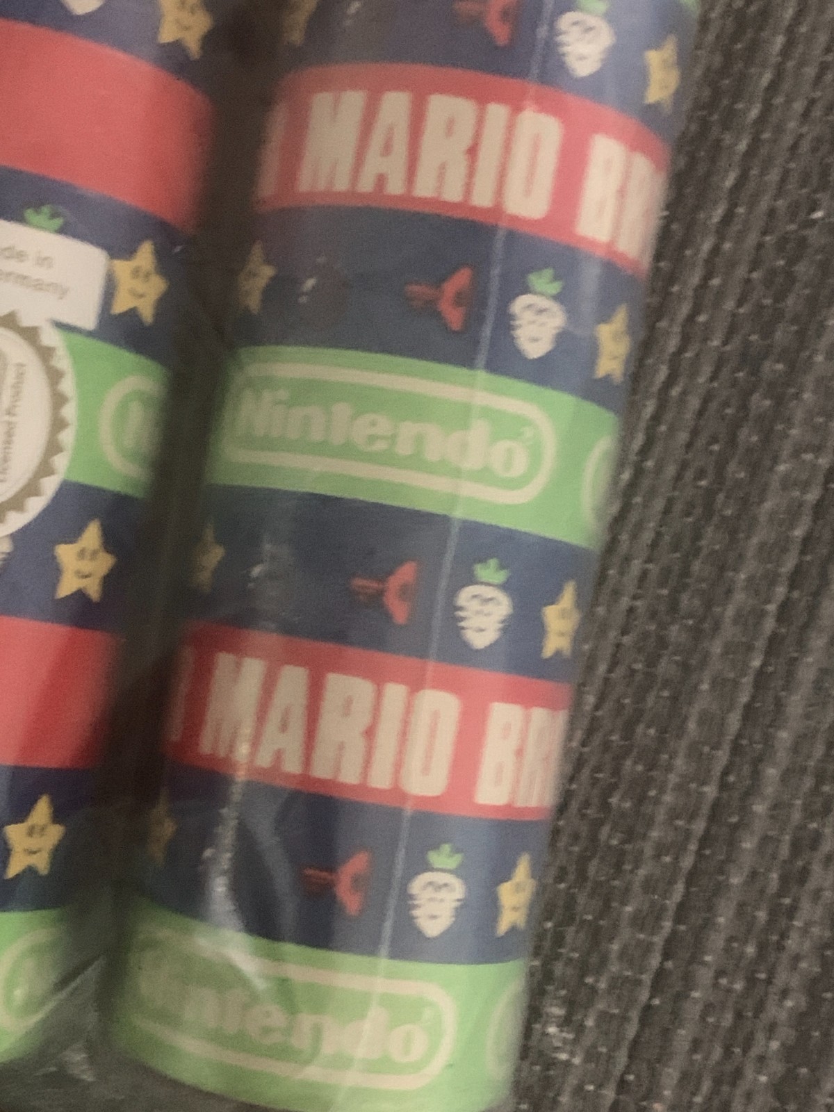 NES Nintendo Super Mario Bros Sealed Paper Streamers Made In W. Germany 1980