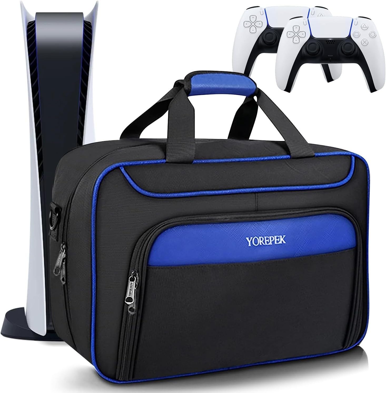 YOREPEK Travel Case for PS5 Console Carrying Bag for PlayStation 5 Accessories