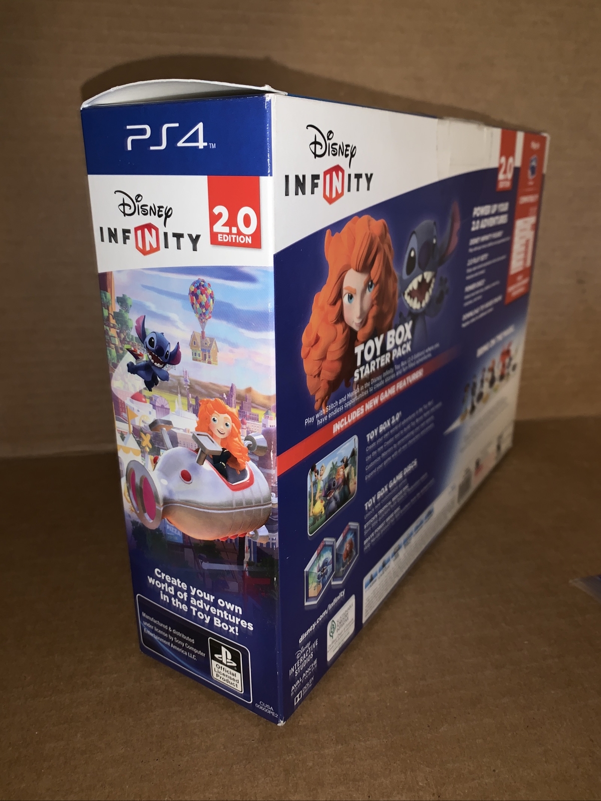 Disney Infinity PS4 2.0 Edition Toy Box Starter Pack Merida And Stitch