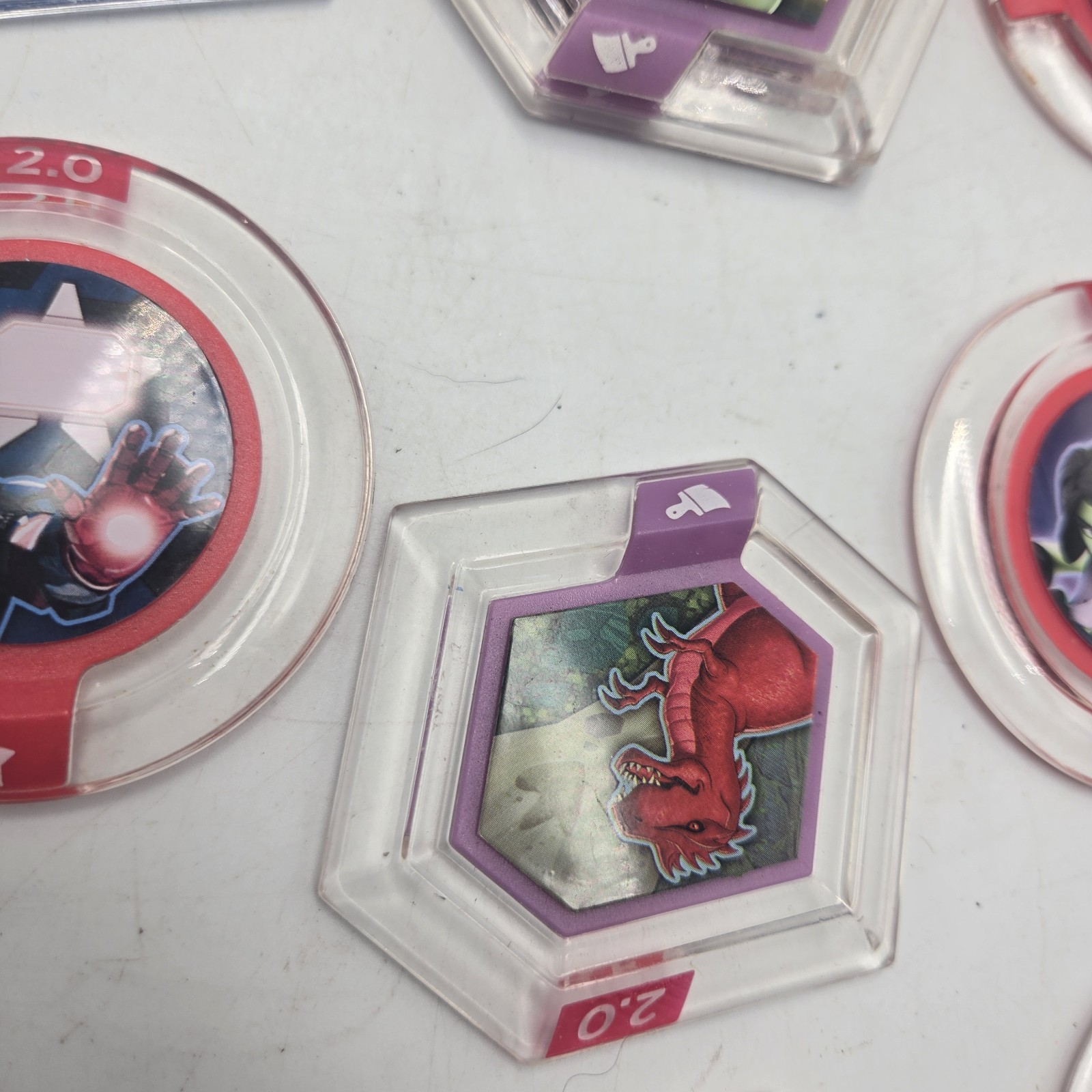 Power Discs DISNEY INFINITY 2.0 3.0 Lot of 10 Iron Man Hulk Cars