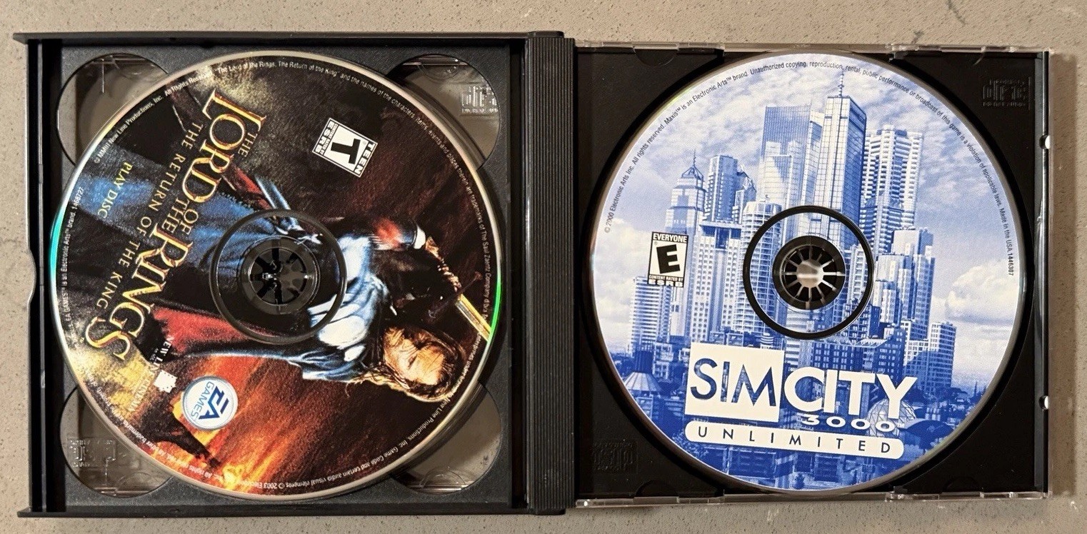 The EA Games Collection (PC, 2004) – SimCity, 007 Nightfire, NFSHP2, LOTR, RA2