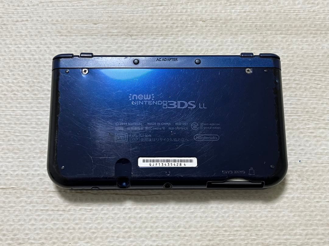 Nintendo New 3DS LL XL Console Metallic Blue Handheld Japan Region Locked 0294