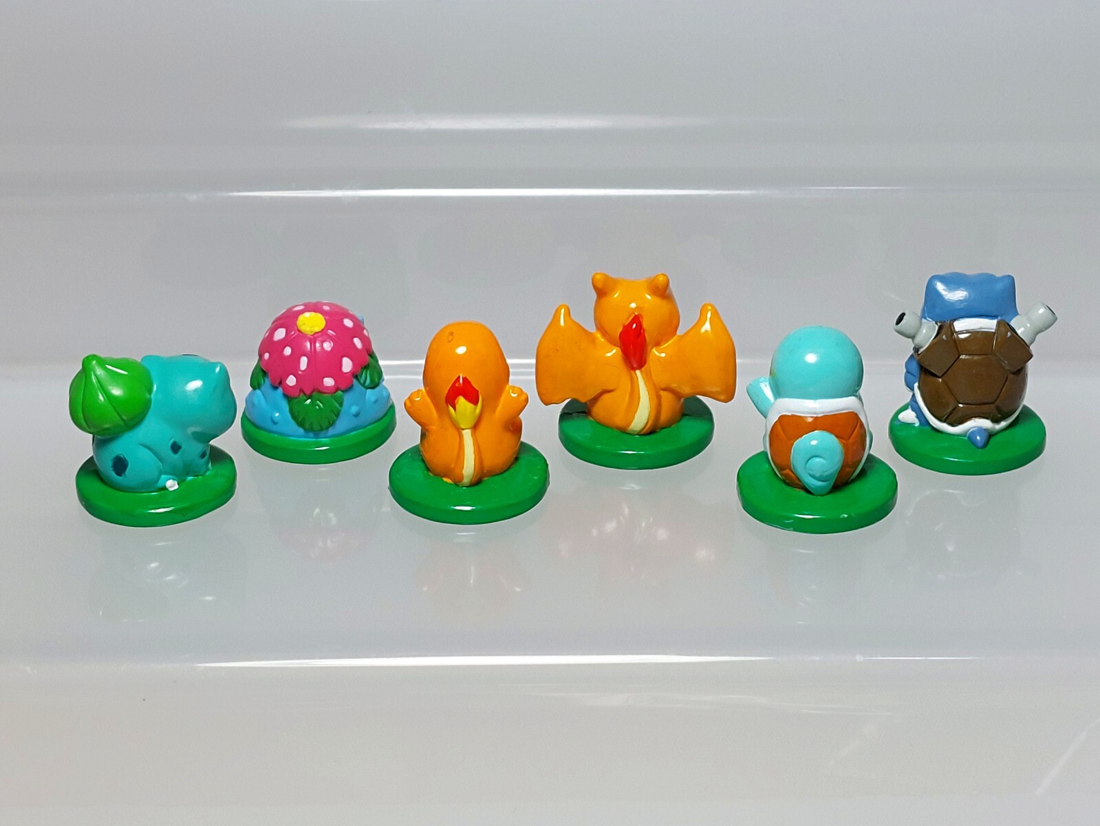 Bulbasaur Charizard Squirtle Pokemon Minicot Figure Banpresto 2004 0.8-0.9in