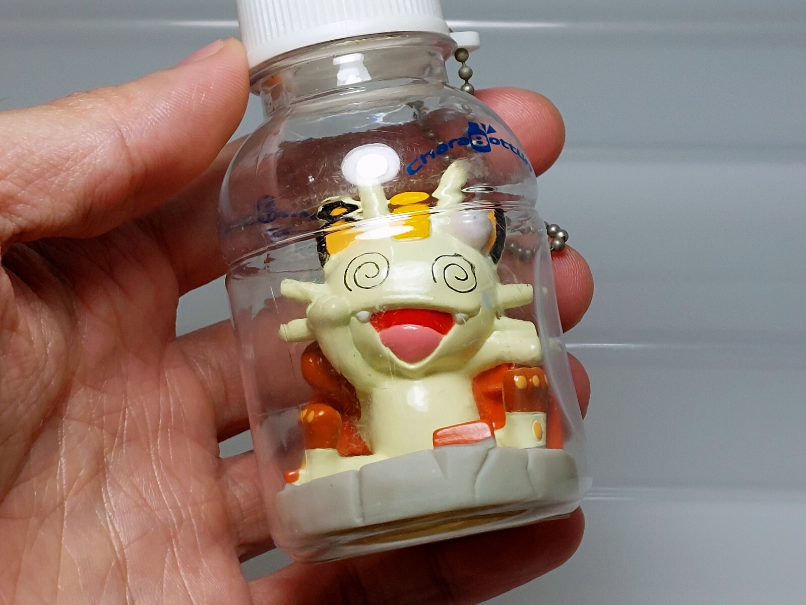 Meowth (Dizzy) Pokemon the Movie Chara Bottlin Figure Keychain Tomy F04 3.2in