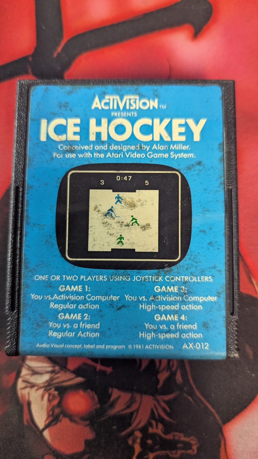 Atari 2600 Ice Hockey Cartridge Only Tested Working