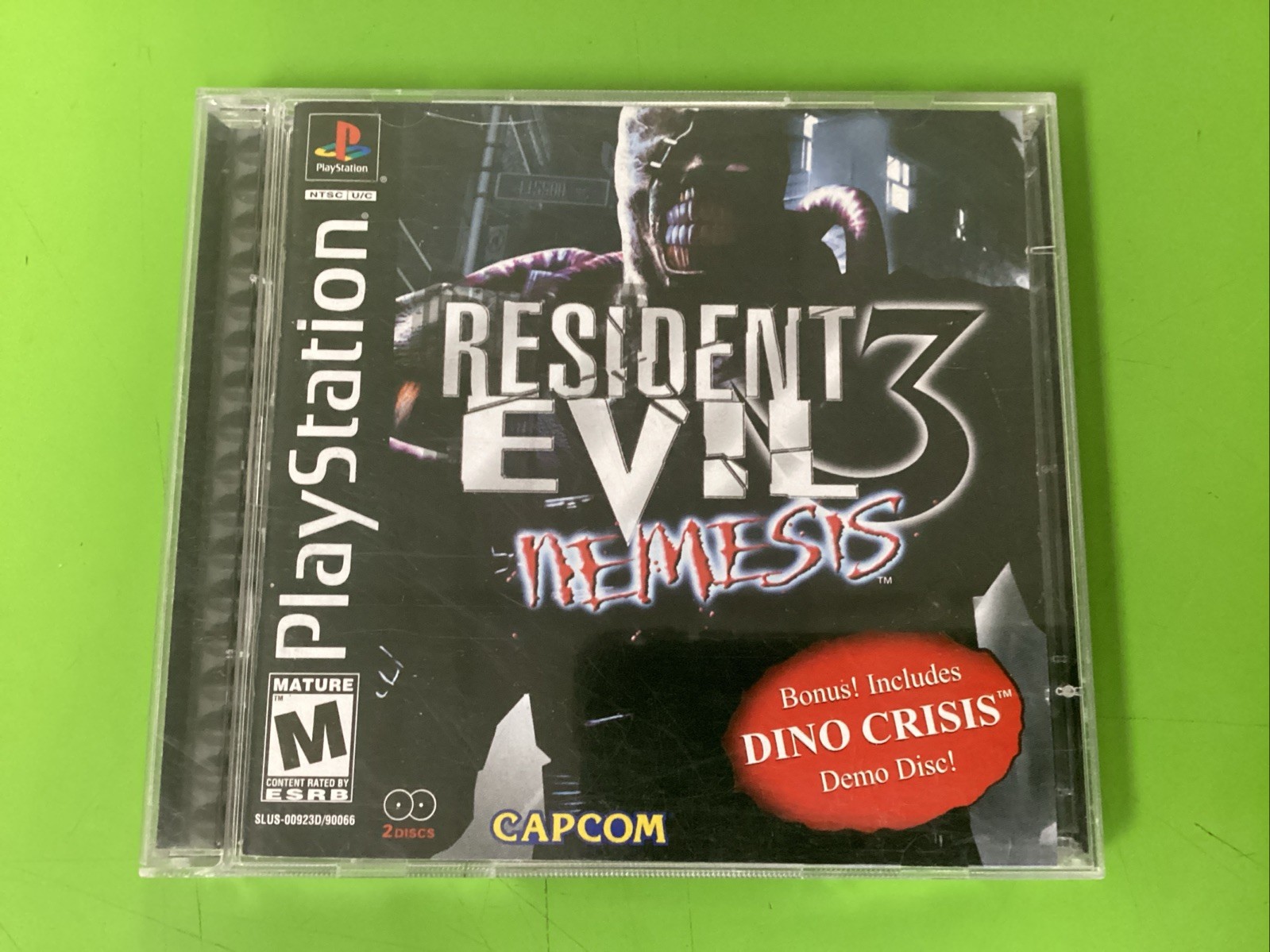Resident Evil 3: Nemesis (PS1, 1999) CIB Manual Reg Card W/ Demo Disc Tested