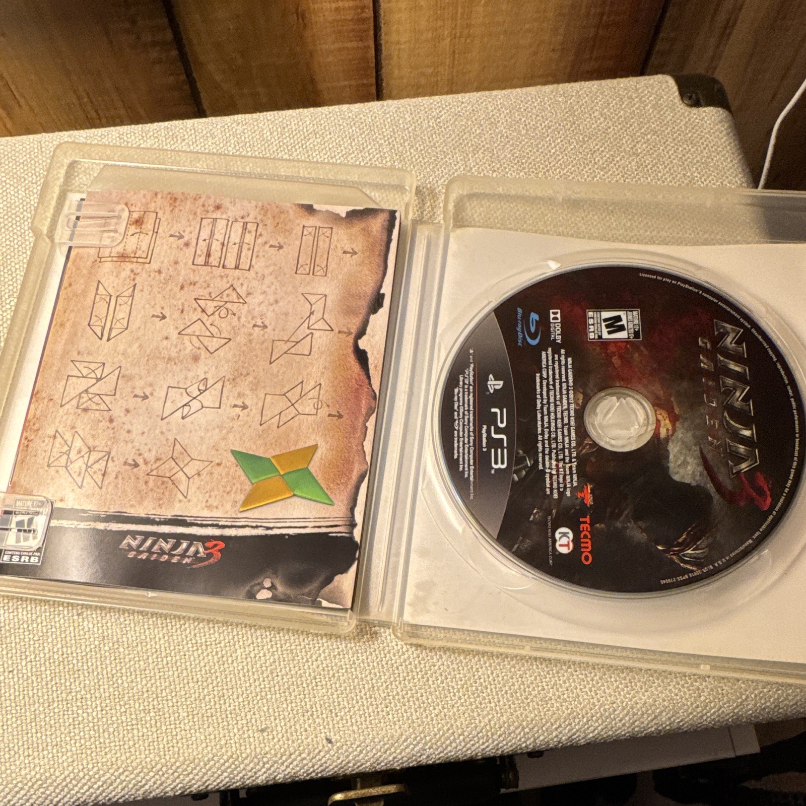 Ninja Gaiden 3 PS3 Action Adventure Hack and Slash M NTSC-U/C 2012 Manual