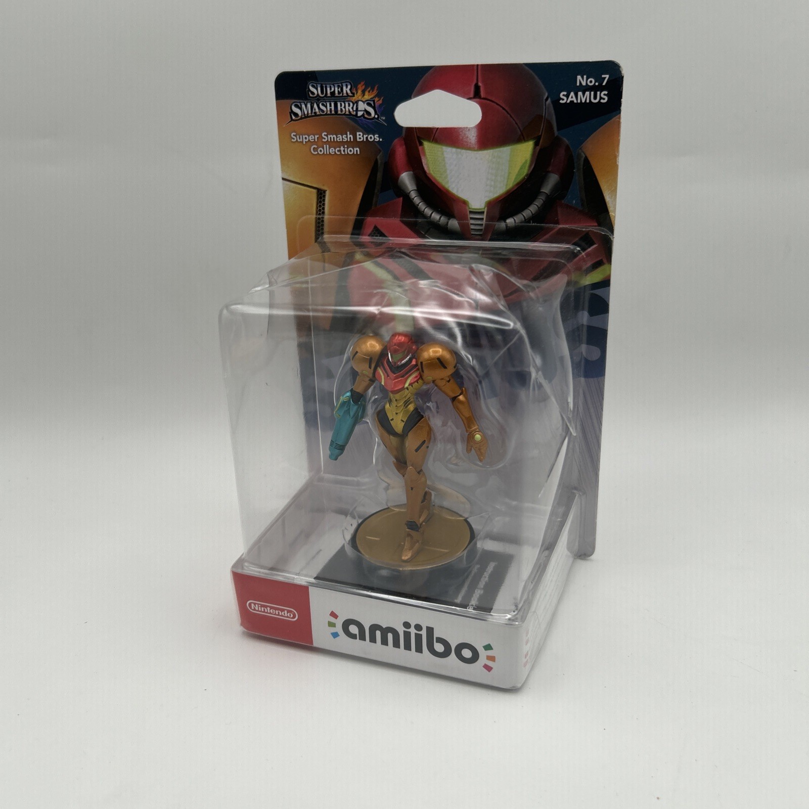 Amiibo – SEALED Samus Figure (Super Smash Bros) Damaged Box