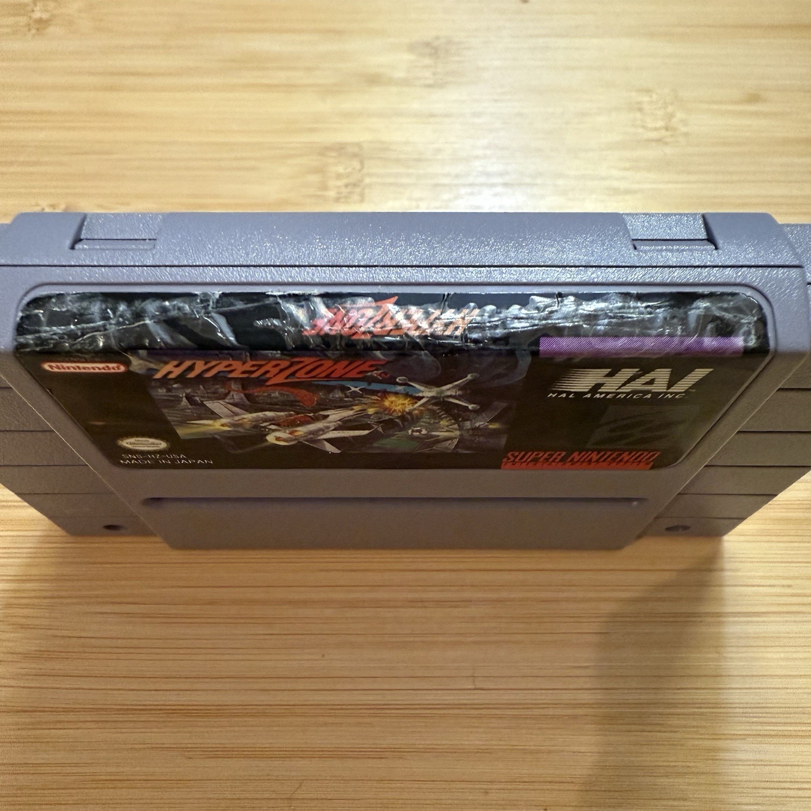 SNES 💥 HyperZone 💥 Shmup Starfox Shooter Super Nintendo Tested Clean