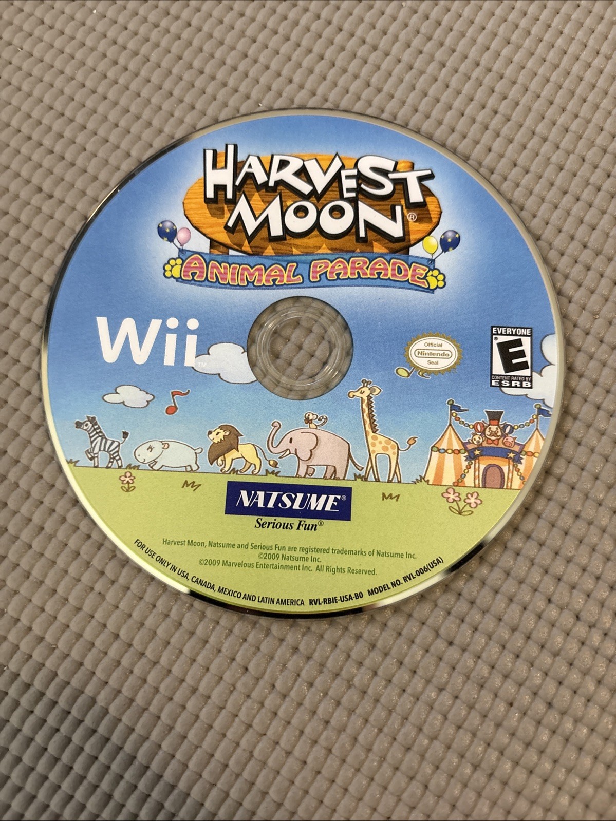 Harvest Moon: Animal Parade (Nintendo Wii, 2009) CIB COMPLETE