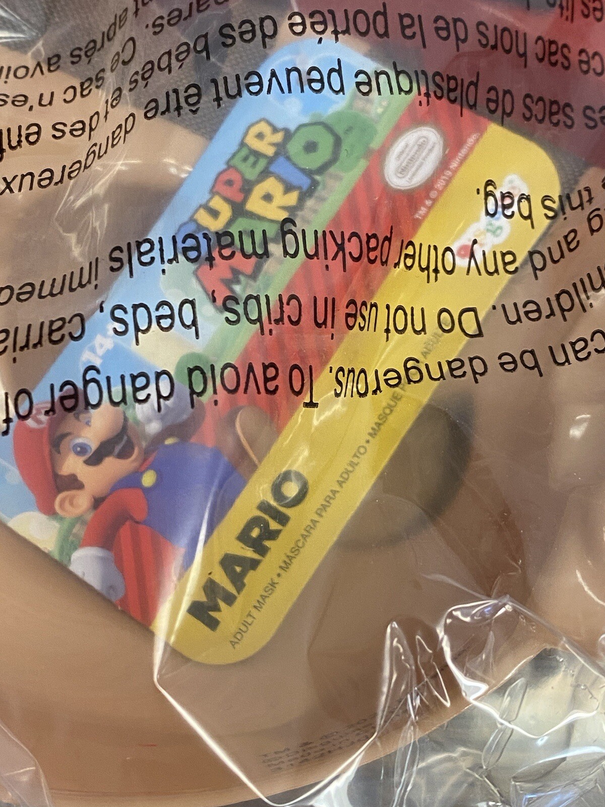 Brand New Super Mario Brothers Mario Adult Mask