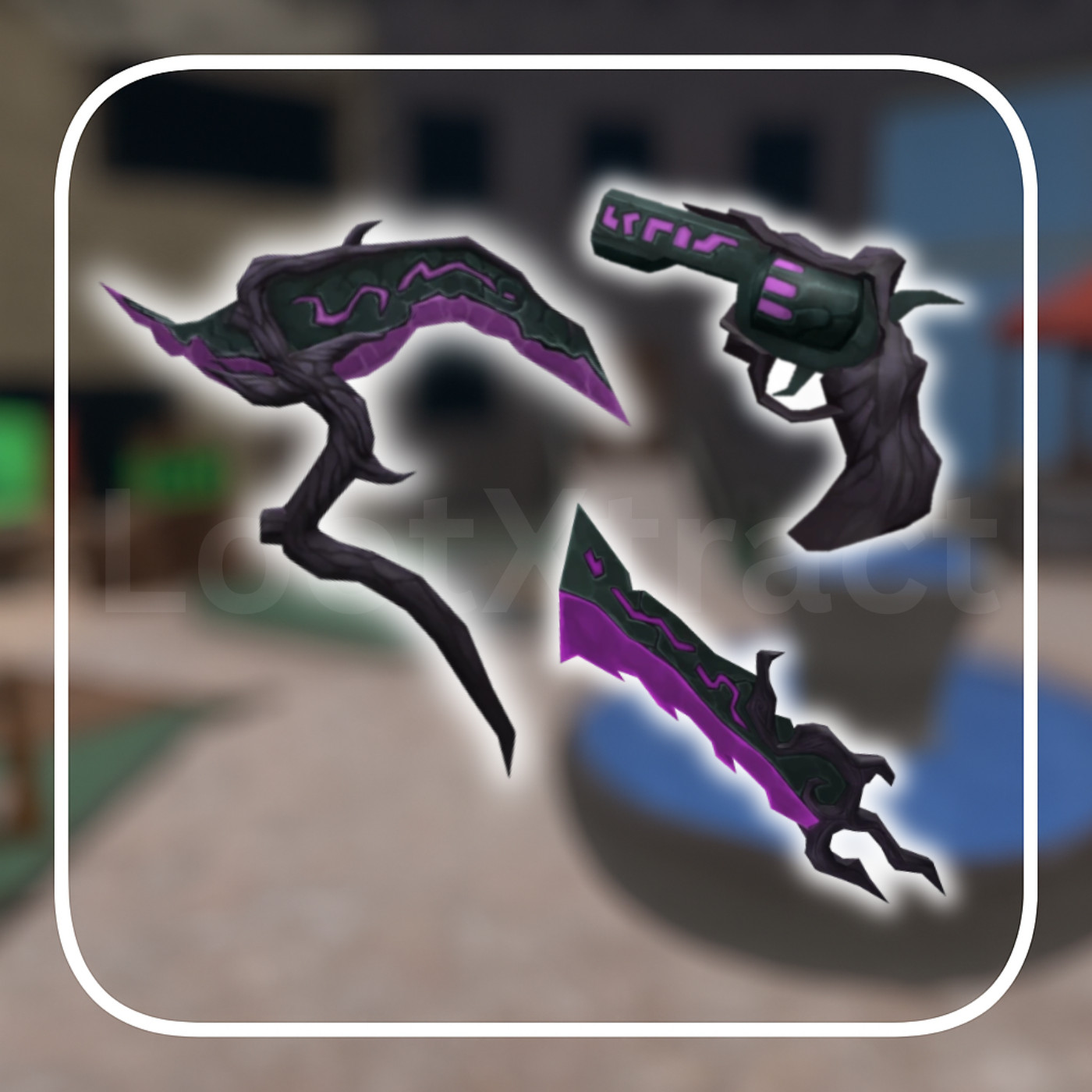 Full Elderwood Set | MM2 Murder Mystery 2 Rare Weapons & Knives Limited Edition