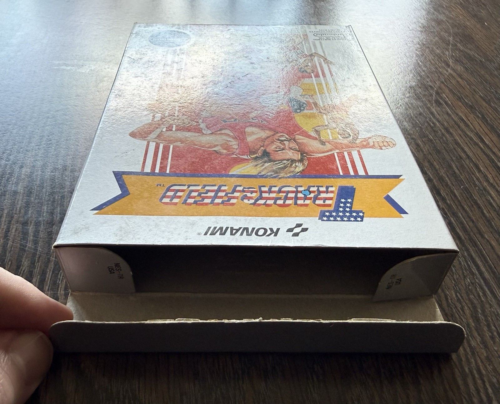 Track and Field HANGTAB BOX & FOAM ONLY (Nintendo, NES 1987) Combine Shipping 🔥