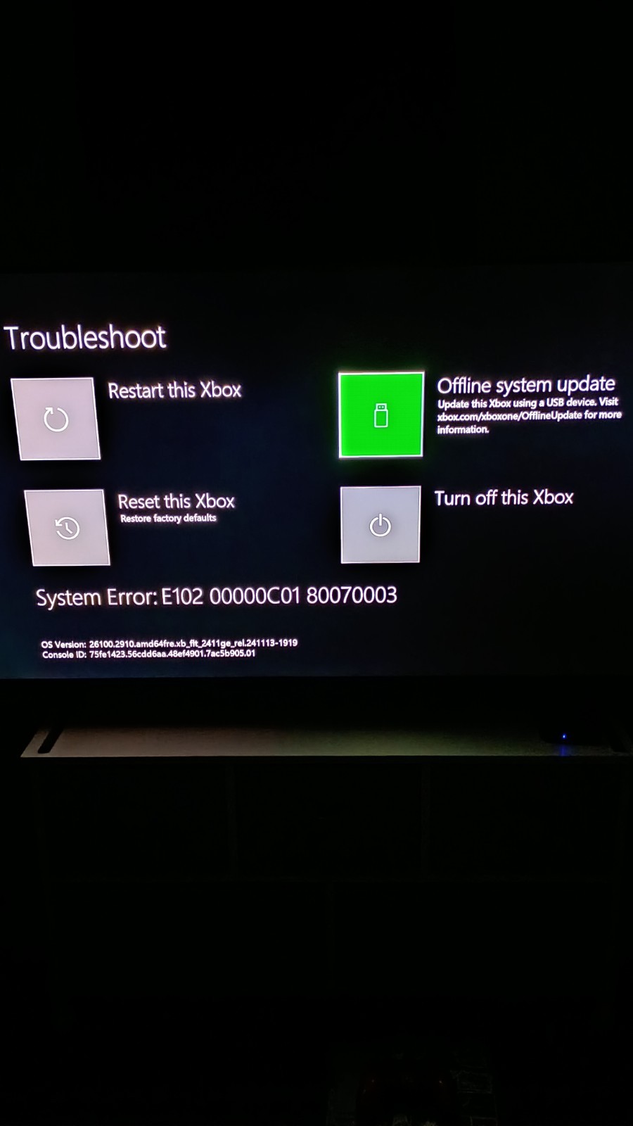 1TB Xbox One S / X Internal Hard Drive w/Xbox One Operating System USB Drive