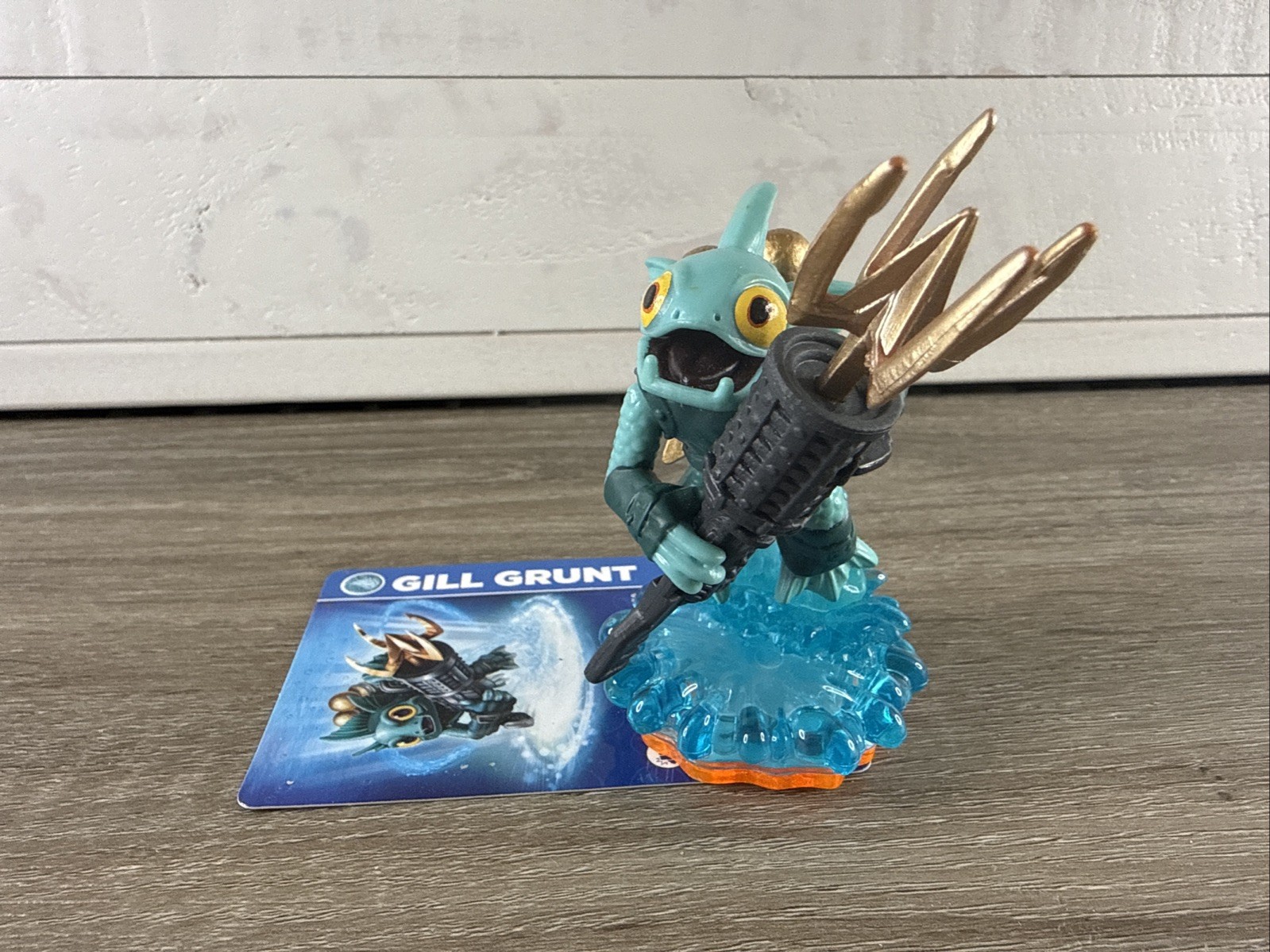 SKYLANDERS Giants Gill Grunt w Card Water Tested Super Quick FREE Shipping