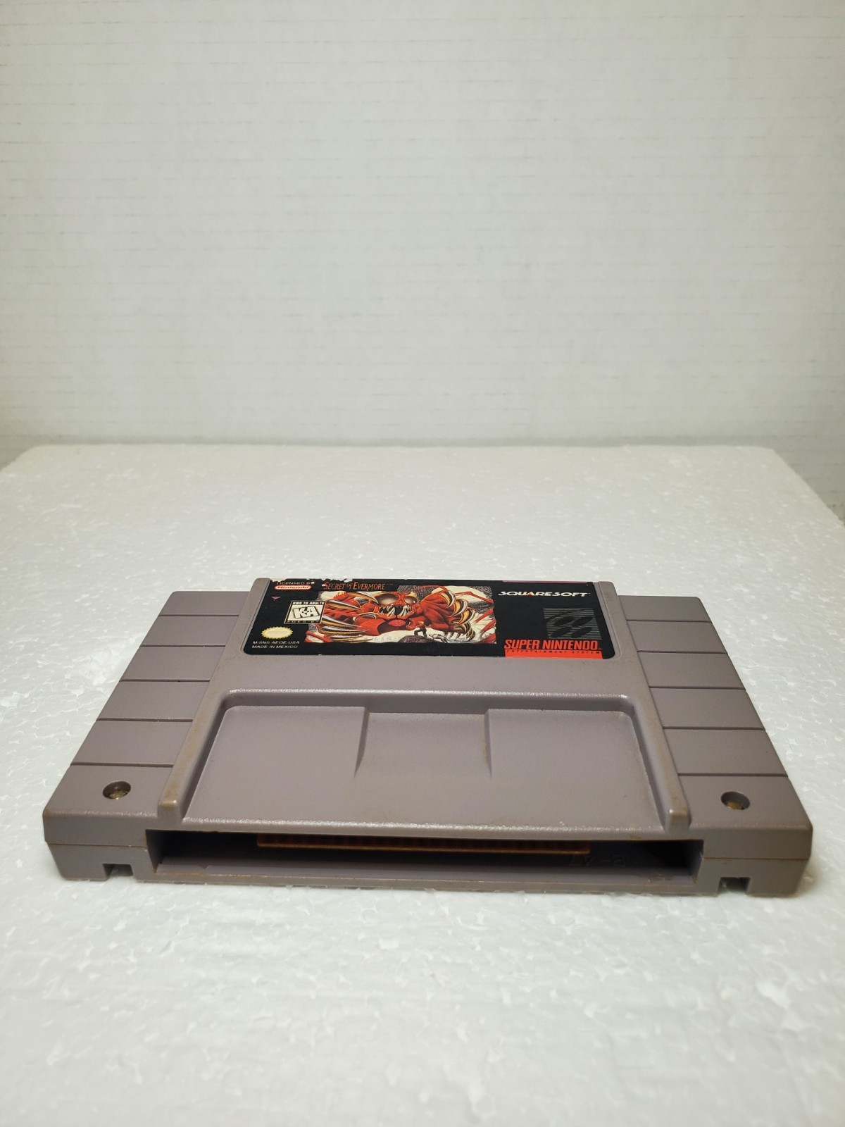 Secret of Evermore (Super Nintendo SNES) ⭐️ Authentic Cartridge w. Cover TESTED✅