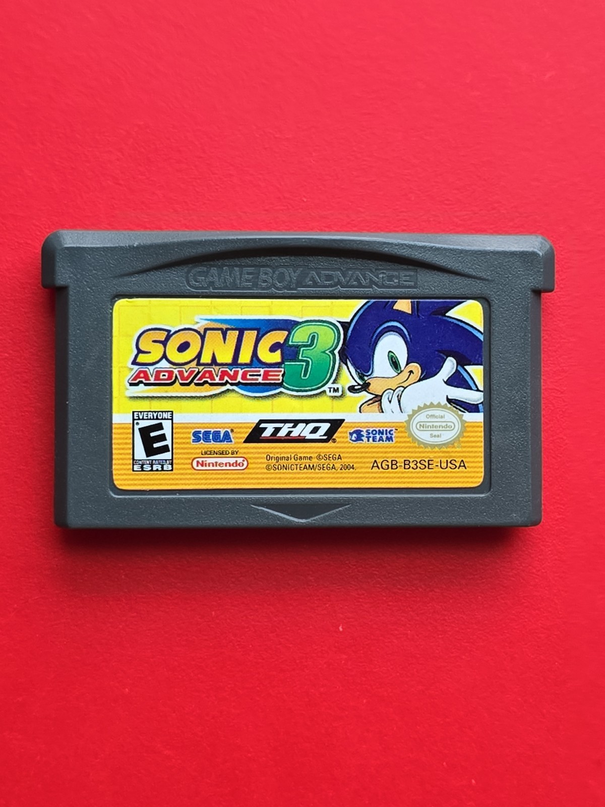 Lot 3 Sonic Game Boy Advance THQ Games Sonic 1 2 3 *Authentic & Saves* Nice