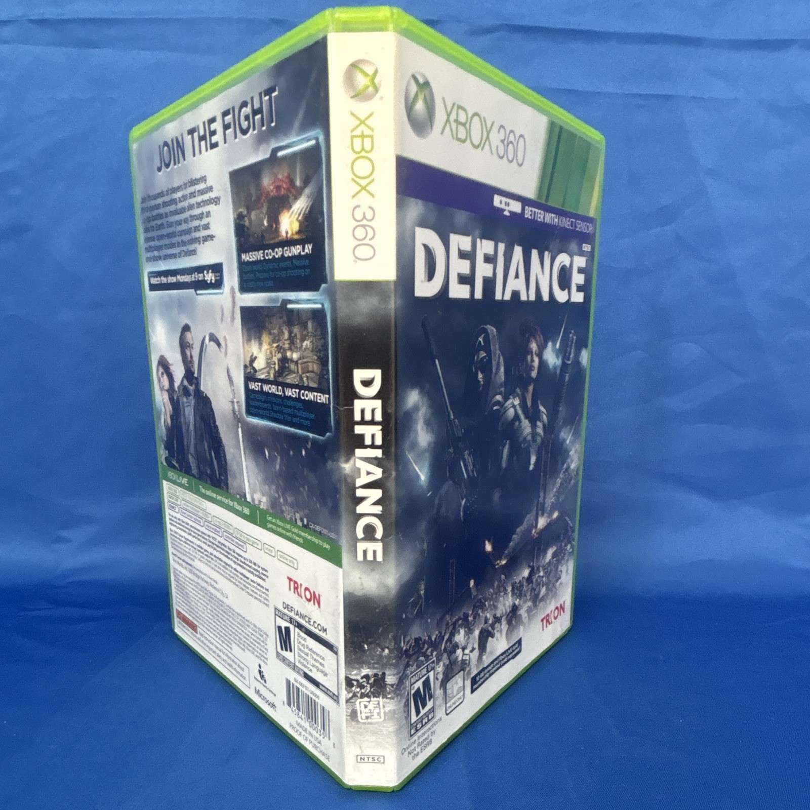 Trion Worlds Defiance Xbox 360 2013 M NTSC-U/C Shooter Manual Included