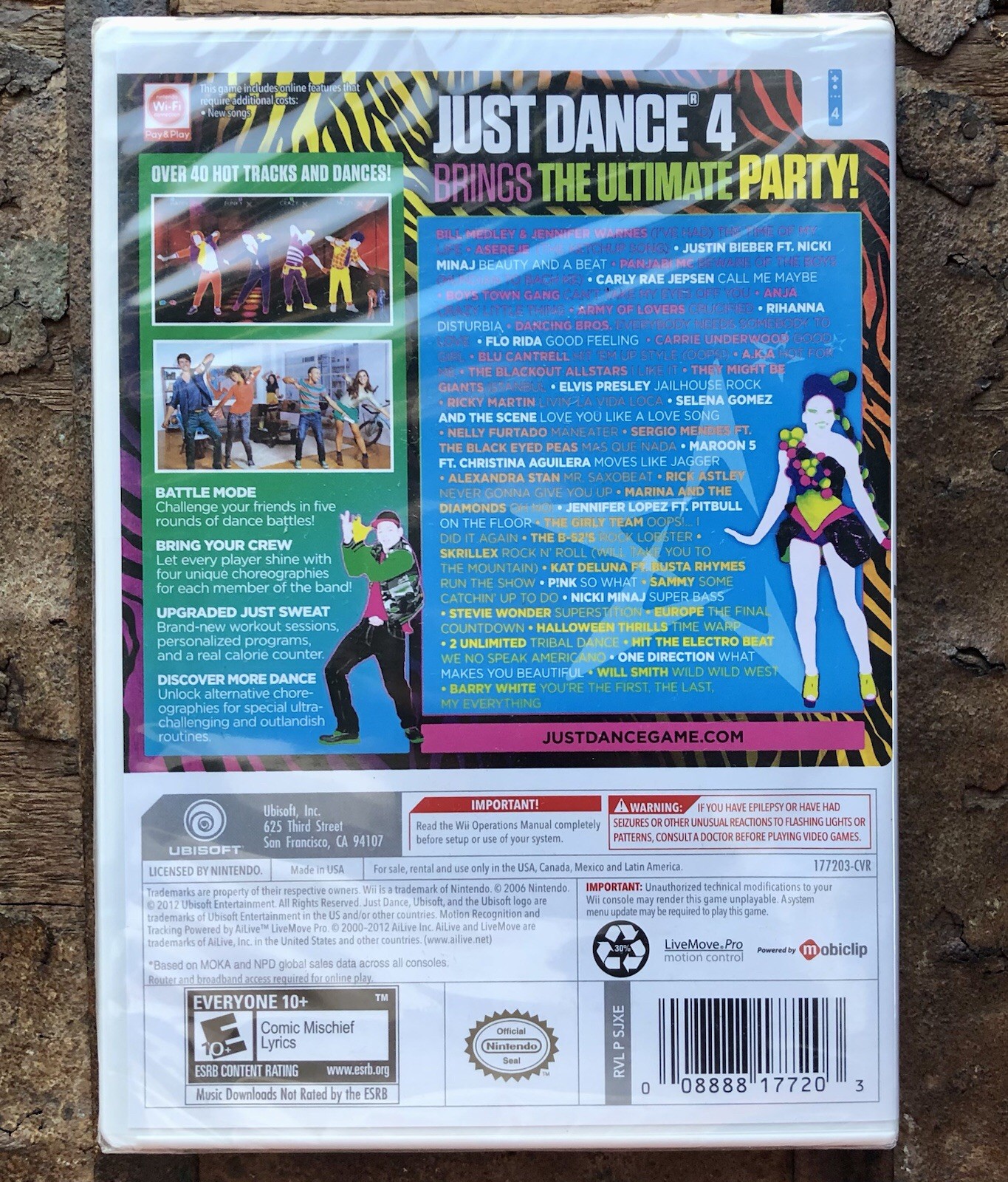 Just Dance 4 – Nintendo Wii – Brand New & Factory Sealed