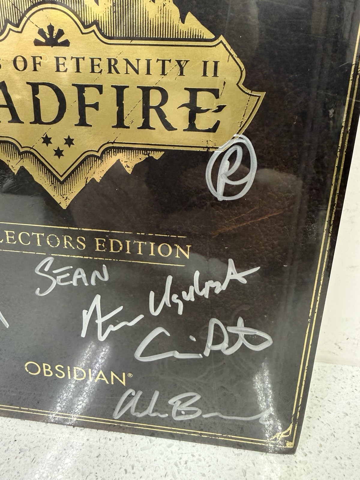Pillars of Eternity II Deadfire Collector’s Edition Signed By Dev Team SEALED