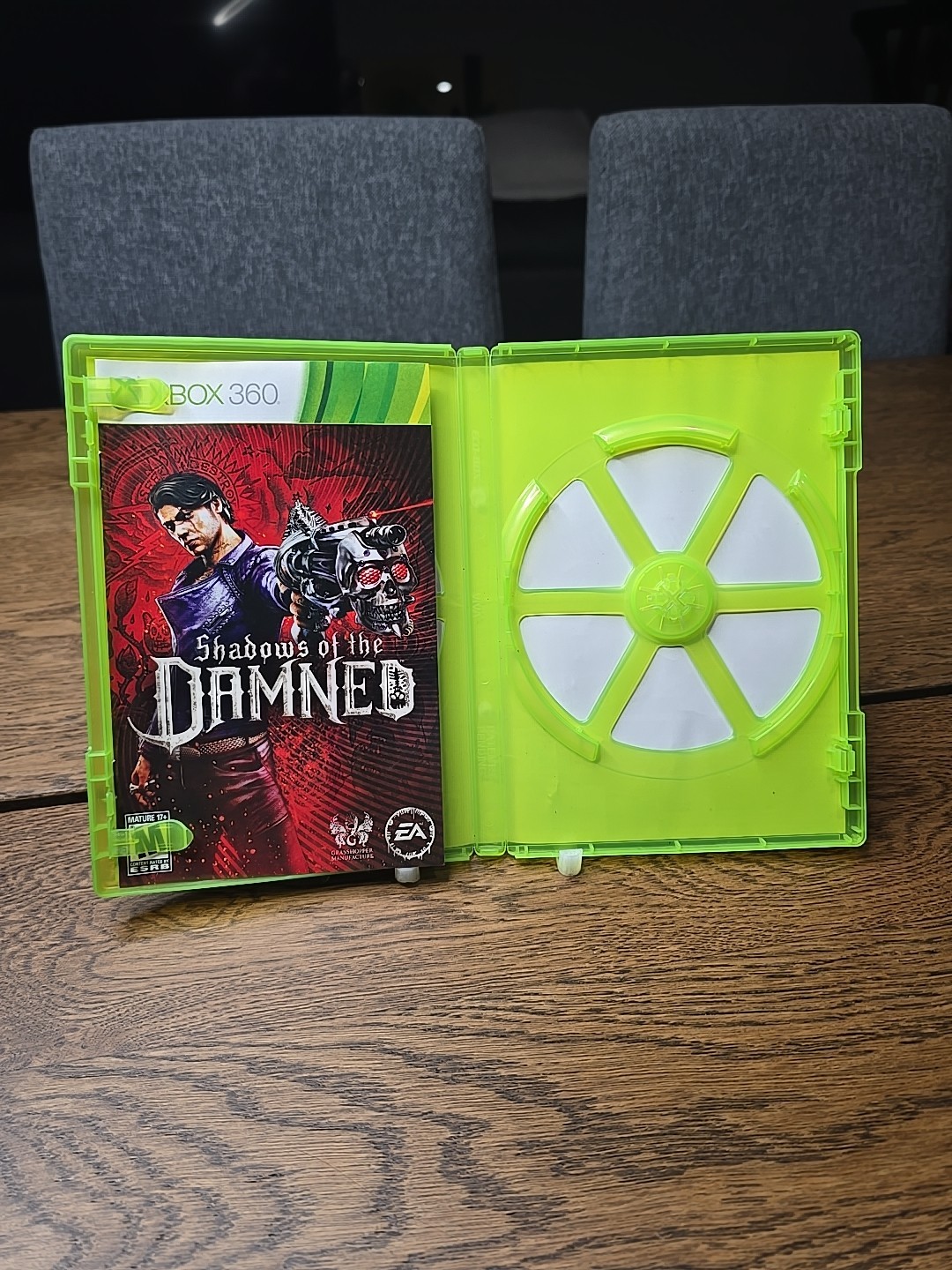 Shadows of the Damned Xbox 360 2011 BOX CASE W MANUAL ONLY NO GAME