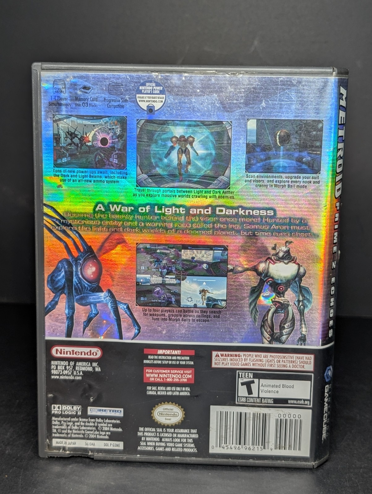 Metroid Prime 2: Echoes (Nintendo GameCube, 2004) – CIB