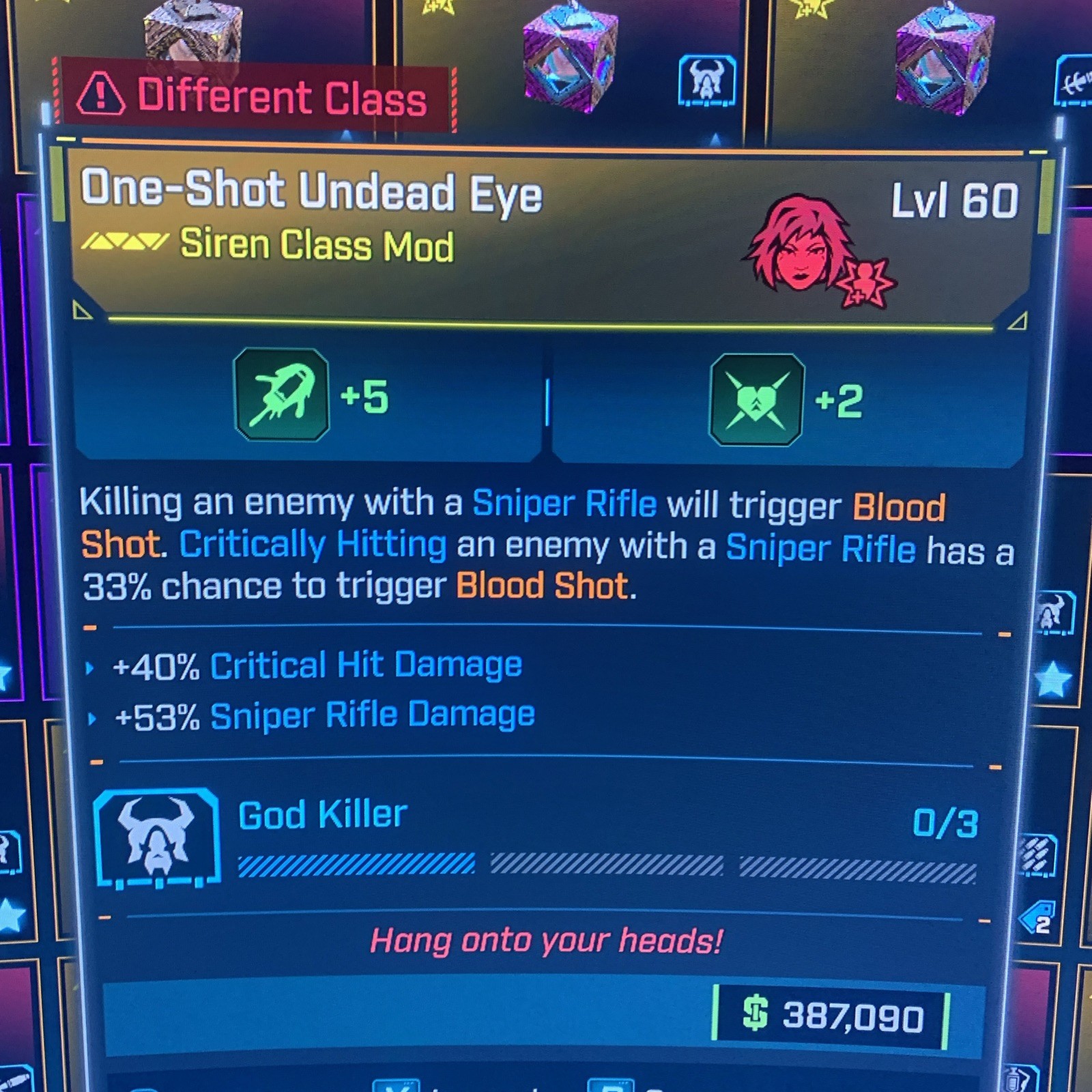 Borderlands 4⭐️LEVEL 60 CLASS MODS CUSTOM ORDER YOU CHOOSE ROLL⭐️All PLATFORMS