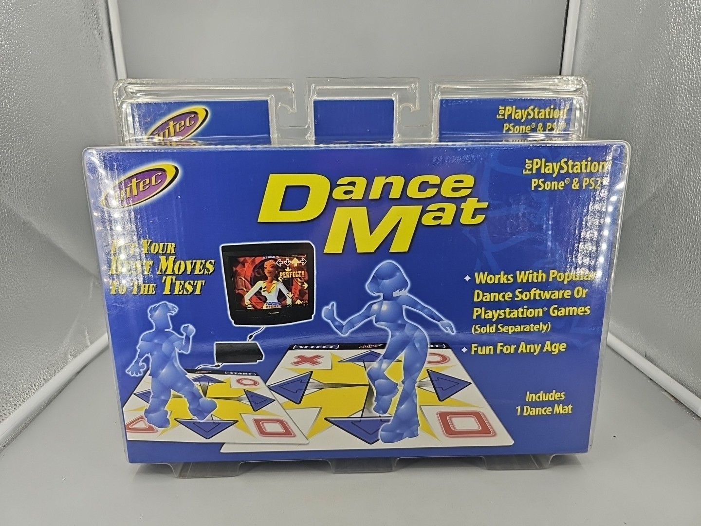 NEW SEALED Intec Dance Mat for PS2 and PS1 Complete In Box