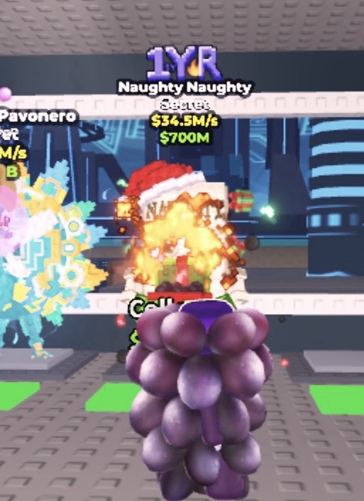 Roblox Virtual Pet 2025 In-Game Screenshot Character Stats “1YR Naughty Naughty”