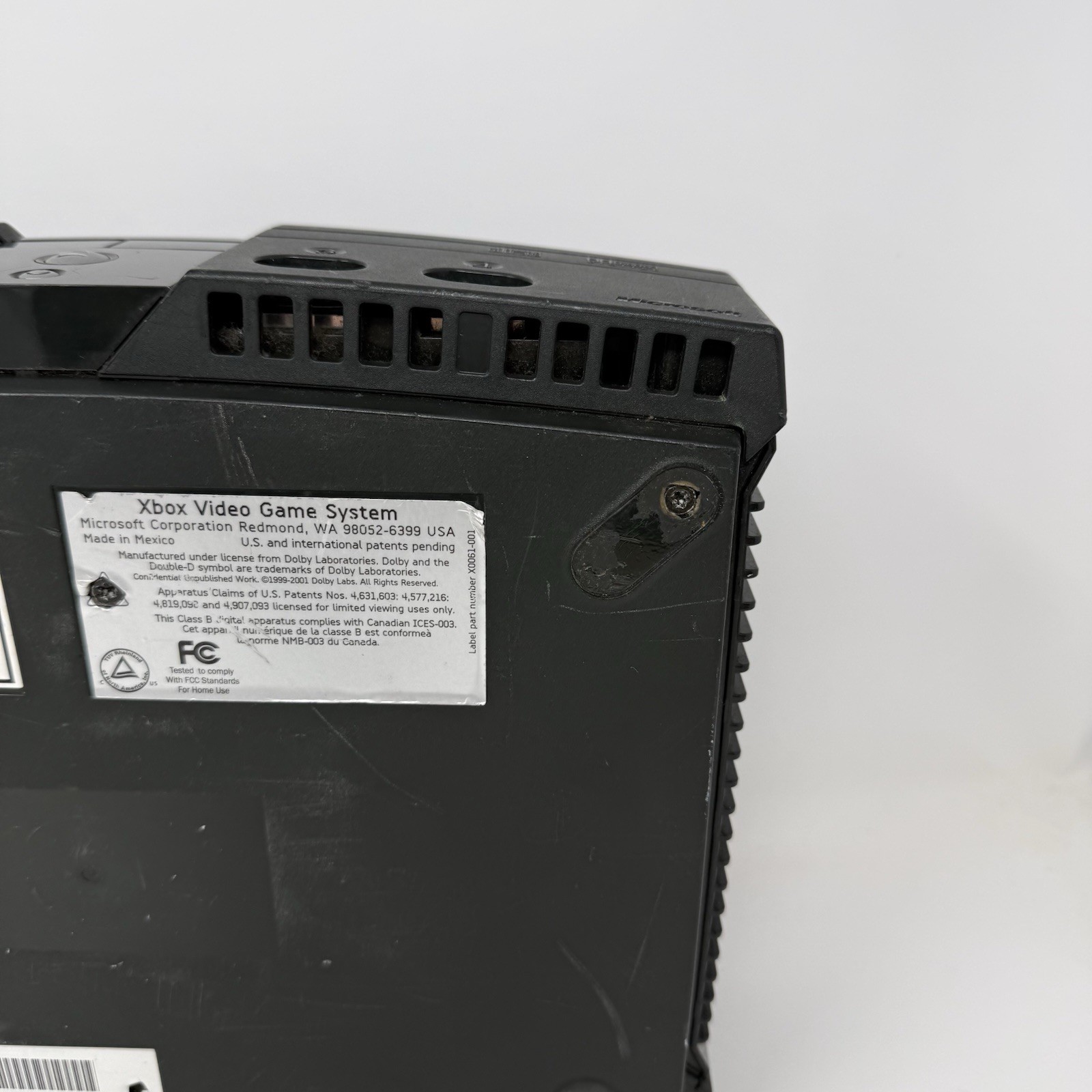 Microsoft Original Xbox Classic OG Console Only – For Parts Or Repair
