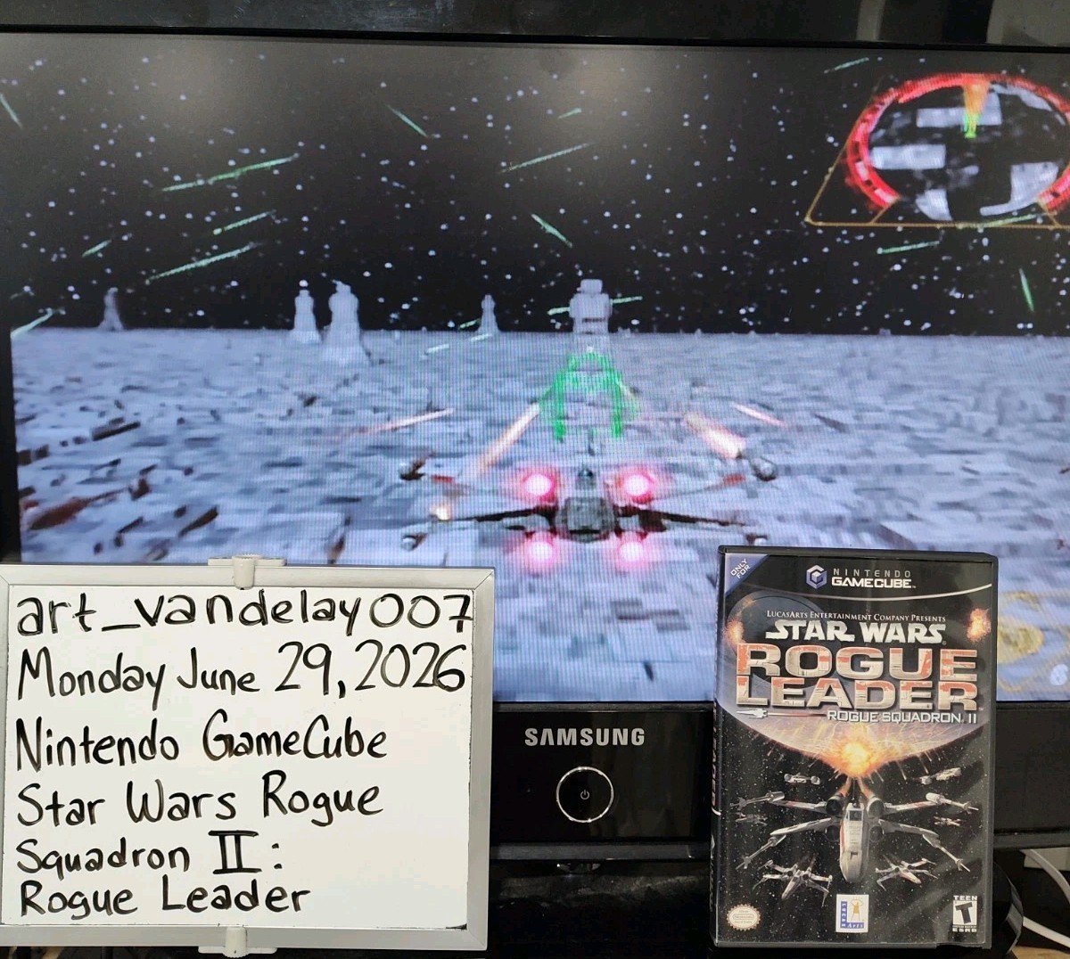 Star Wars Rogue Squadron II: Rogue Leader (Nintendo GameCube, 2001) CIB Tested!