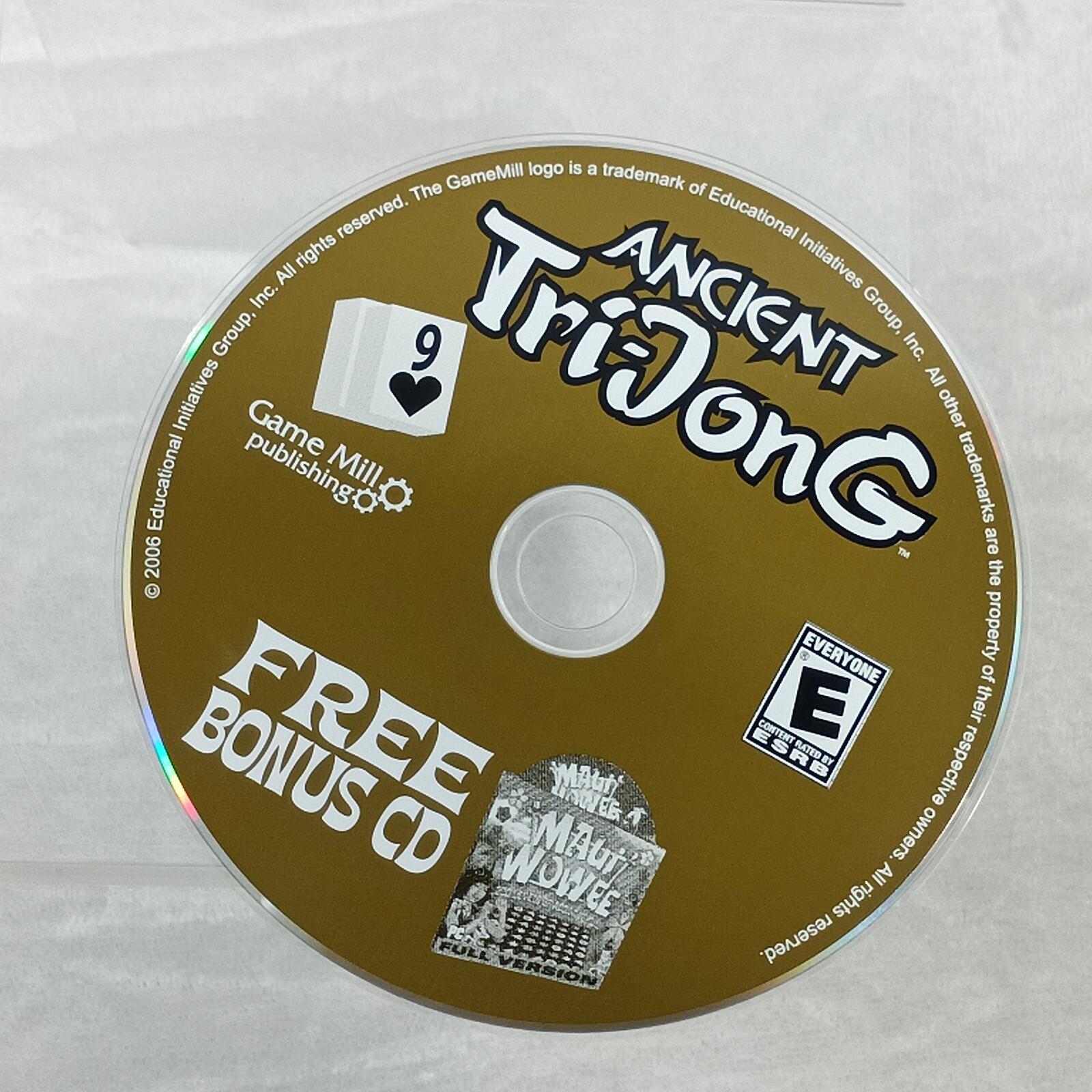 Ancient TriJong Mahjong Puzzle Game PC CD-ROM 150 Levels Quest Survival Strategy