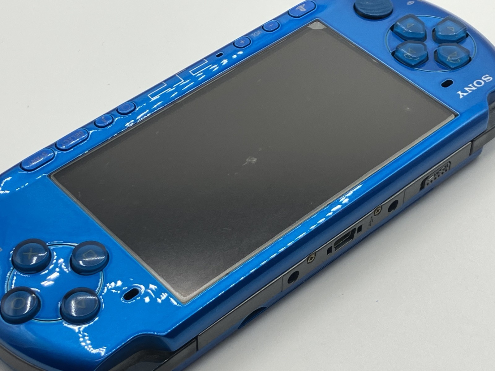 Sony PSP 3000 Vibrant Blue Console Only No Battery 7498