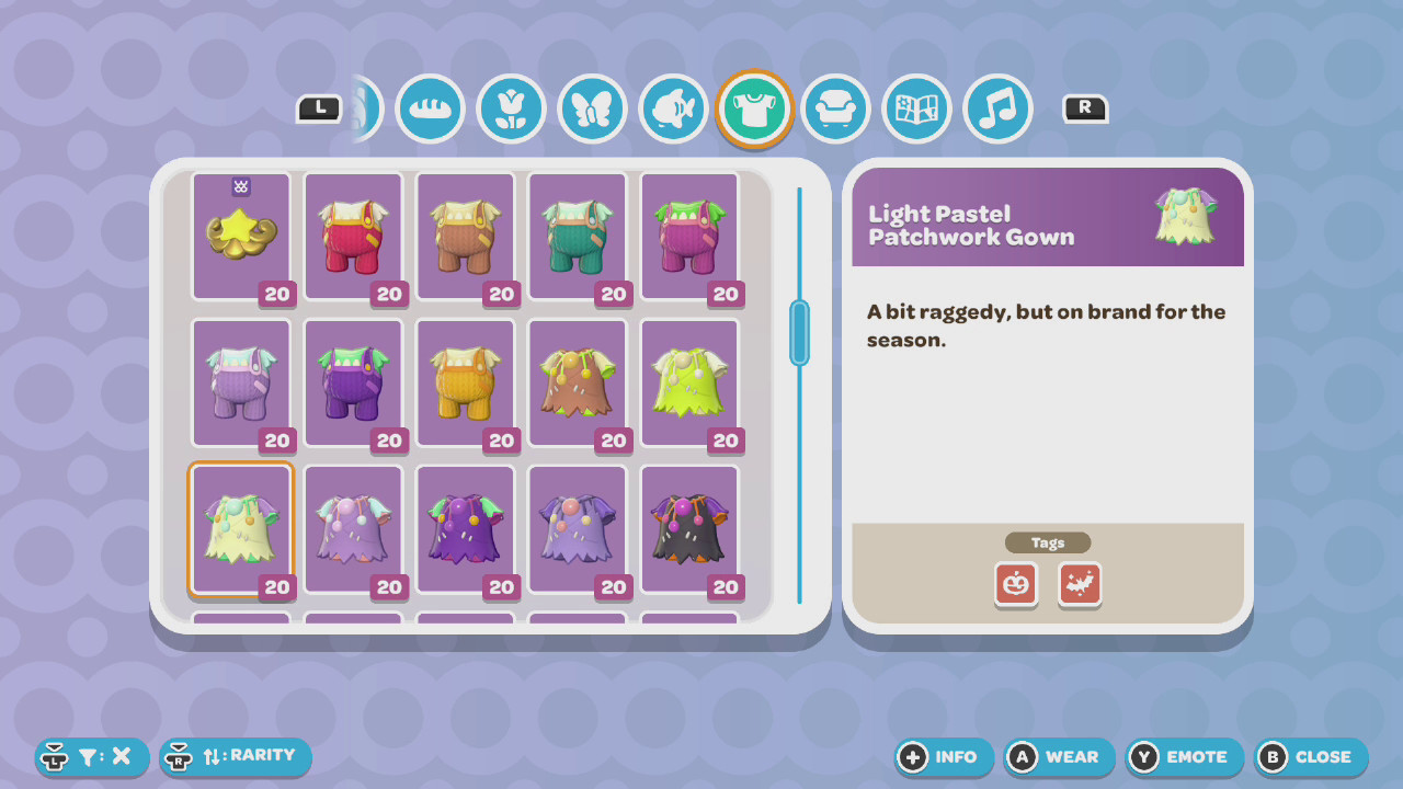 Hello Kitty Island Adventure Clothes 👗Any Item Nintendo Only