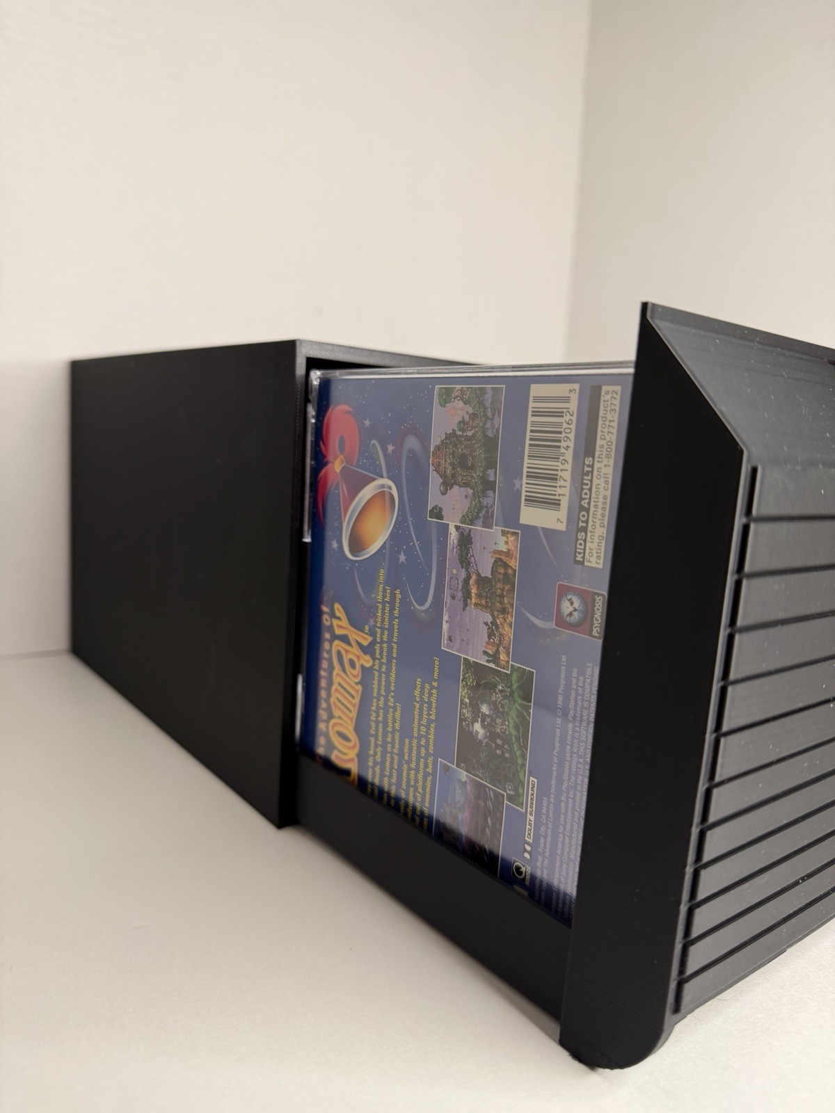 PlayStation PS1 Holds 28, Game Storage Display Shelf Memory Card Holder 3DPrint