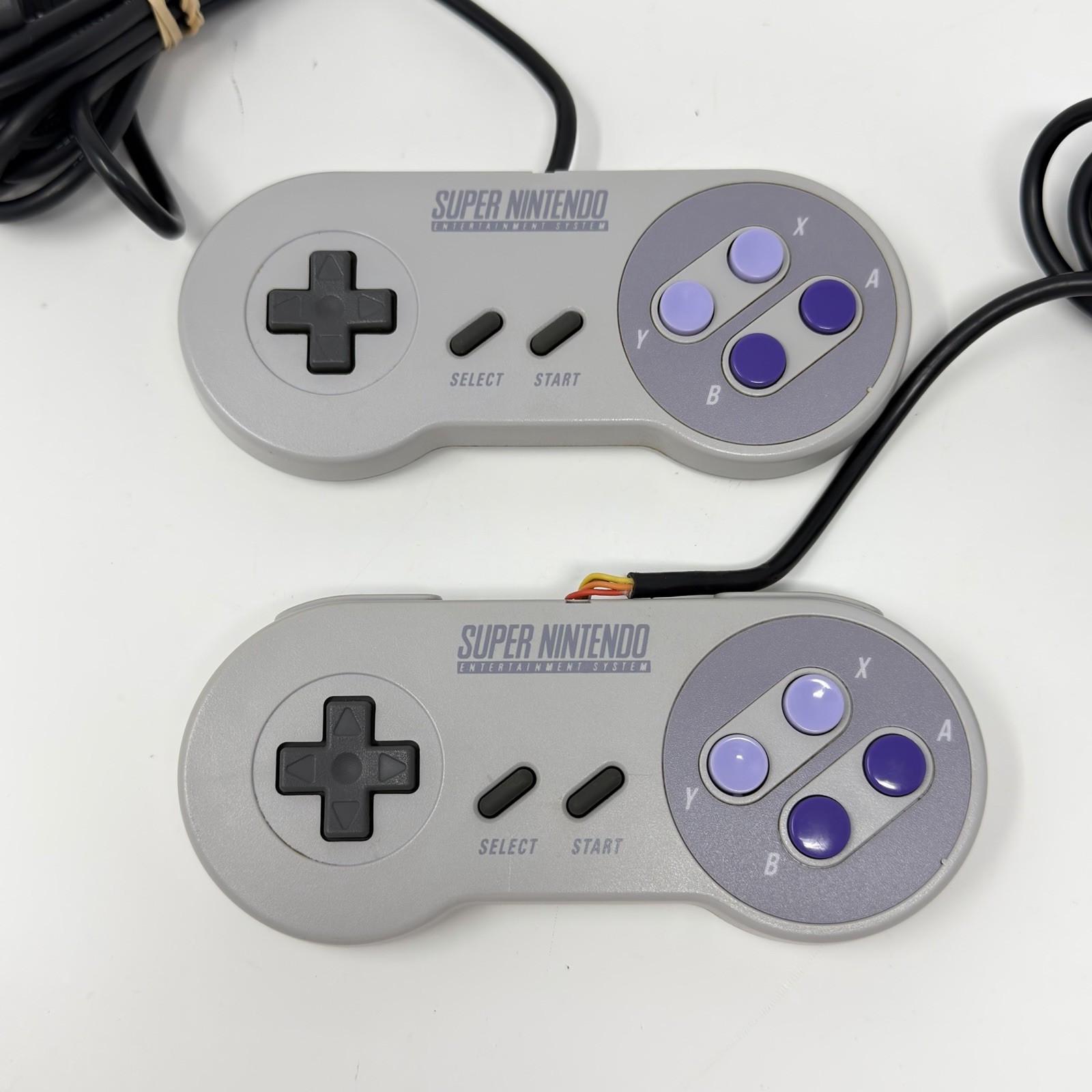 Super Nintendo SNES Console Bundle 4 Games Controller Tested Works Super Mario