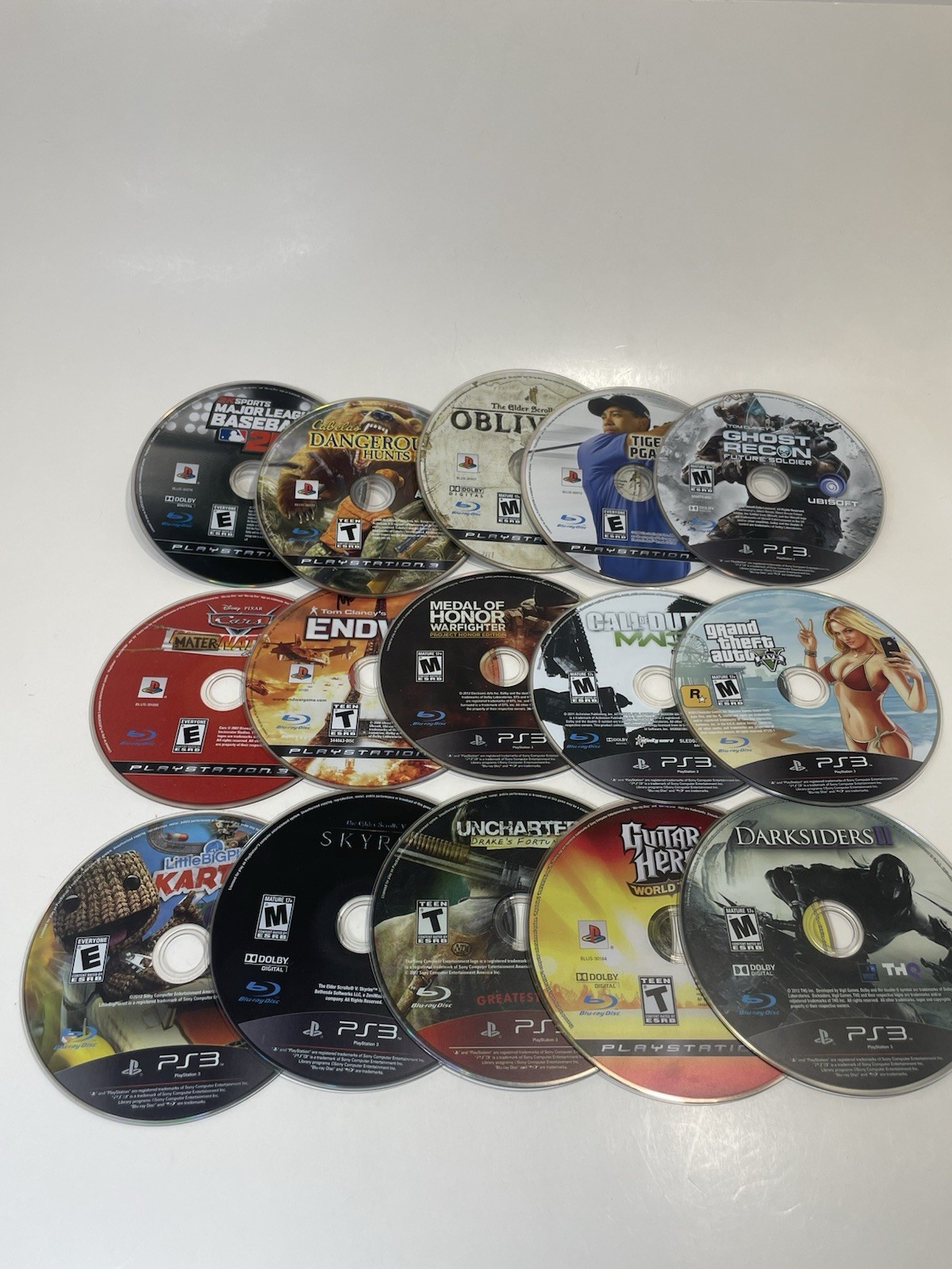 Sony PlayStation 3 Loose Game Lot Of 25 Untested Condition Varies