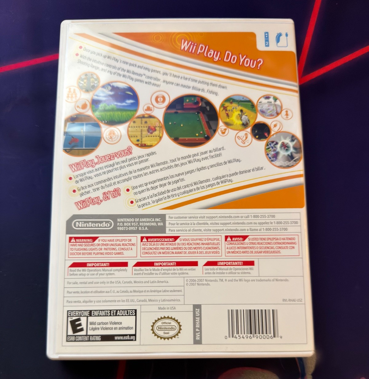 Wii Play w/Manual and Tested