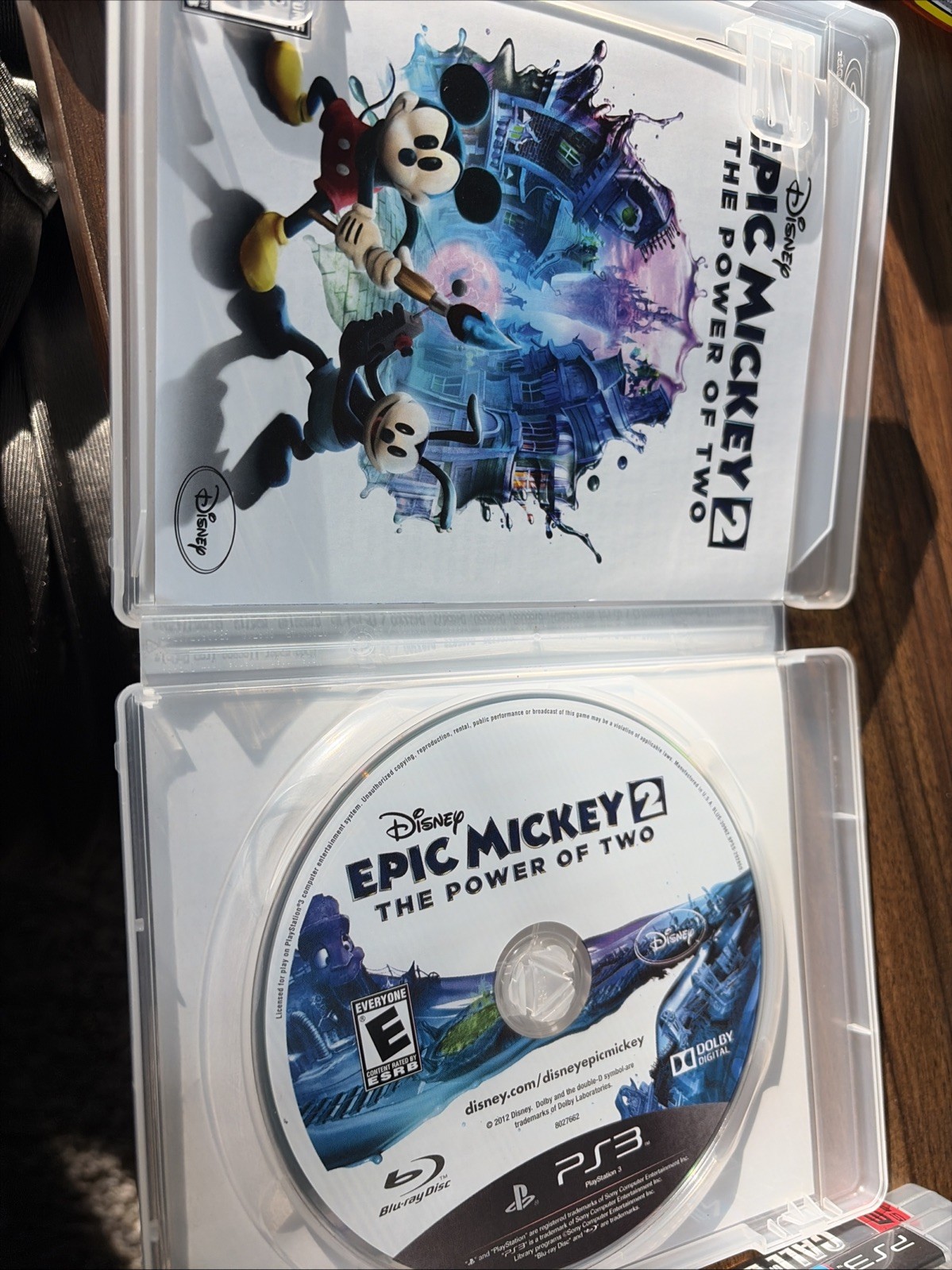 Disney Epic Mickey 2: The Power of Two – Playstation 3 Game Tested Cib