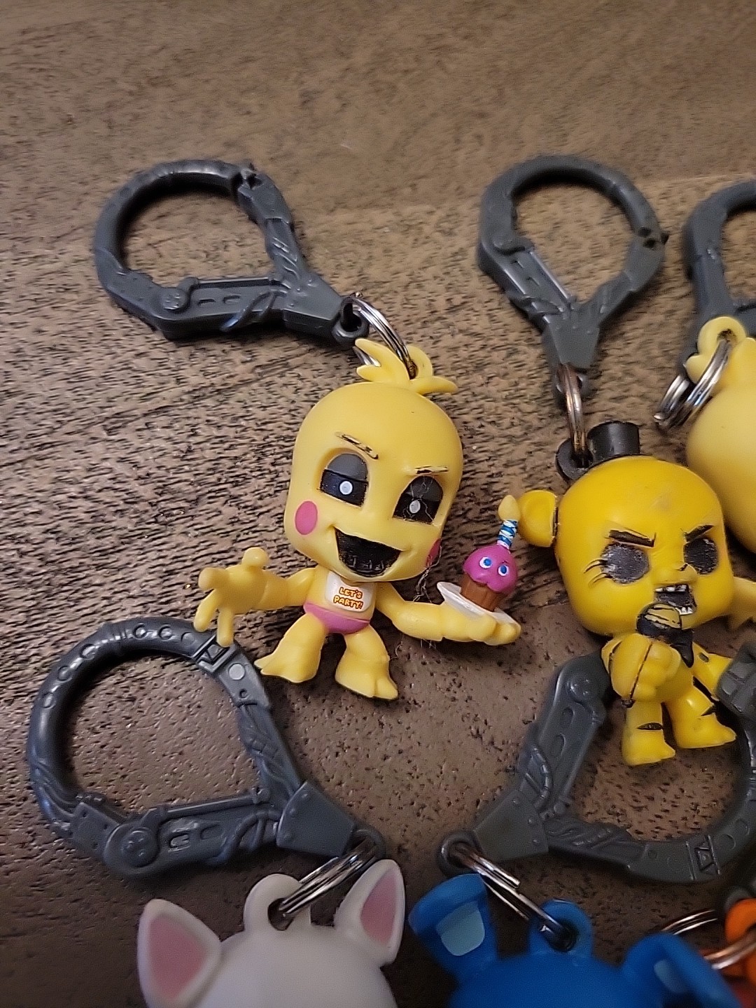 8 Five Nights At Freddys Backpack Clip Collector Mystery Blind Bag keychains lot