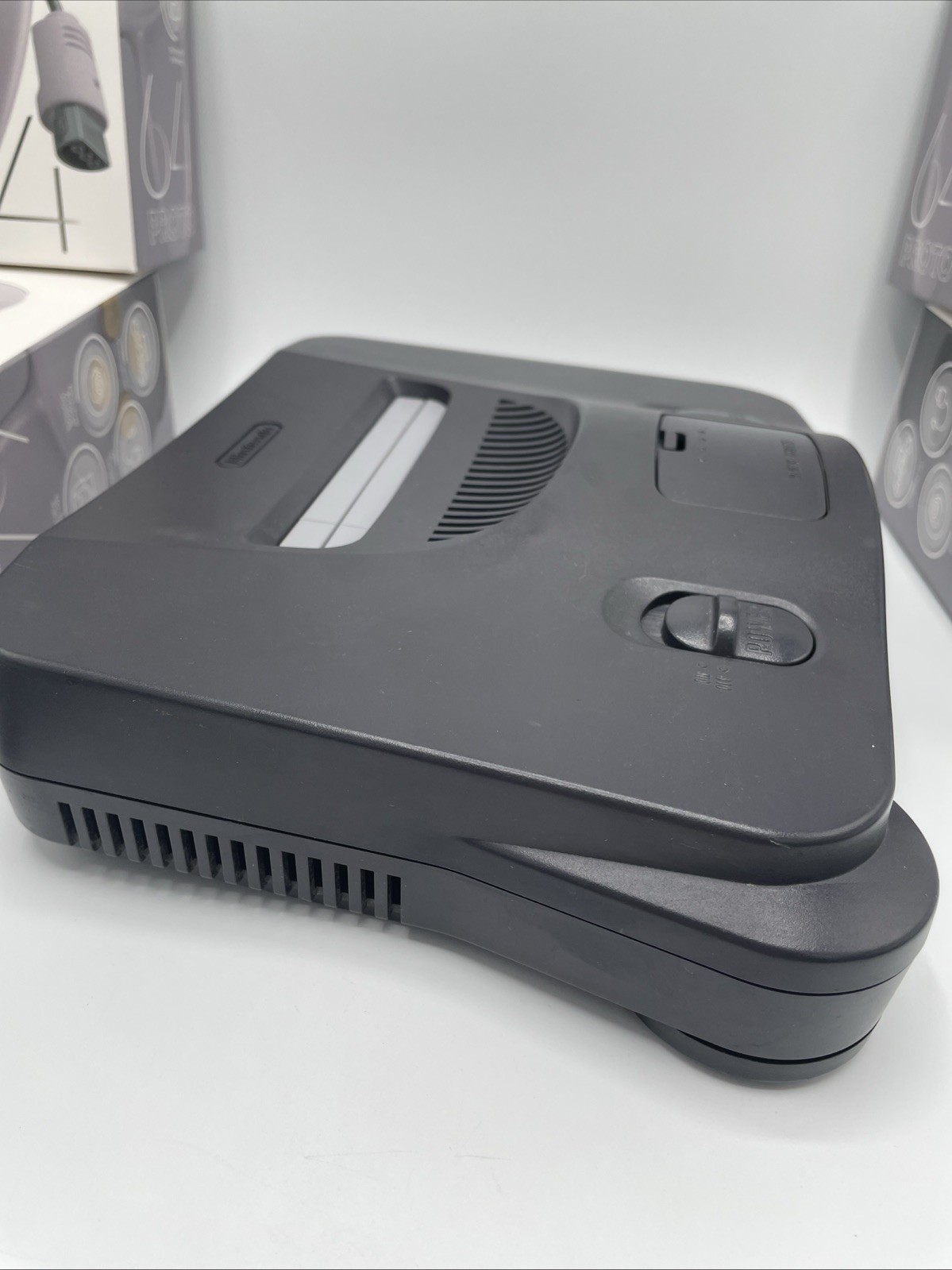 Nintendo 64 N64 Charcoal Gray 4 Player Mario Kart 64 Bundle