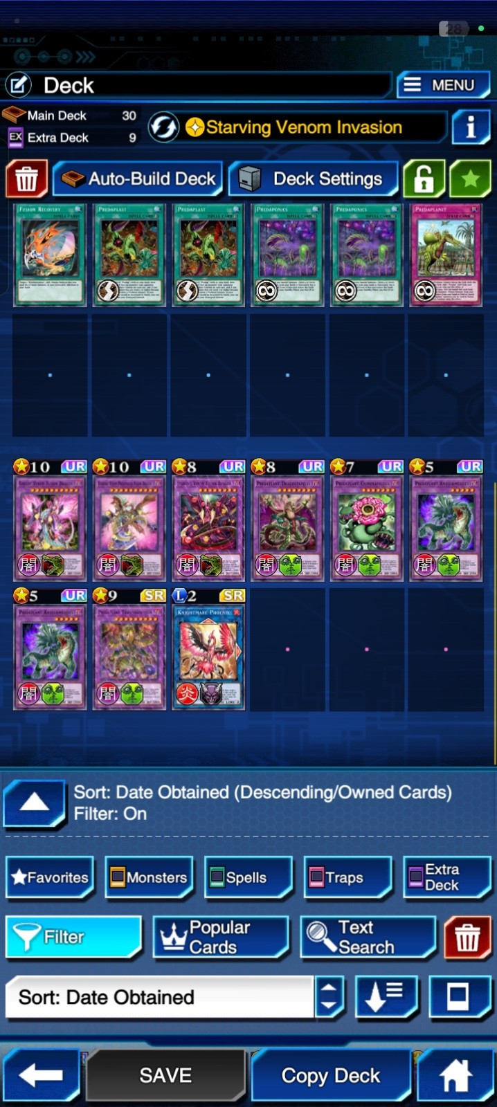 YU GI OH DUEL LINKS IOS, ANDROID, PREDAPLANT DECK 2 TYPES DIFFERENT SKILLS